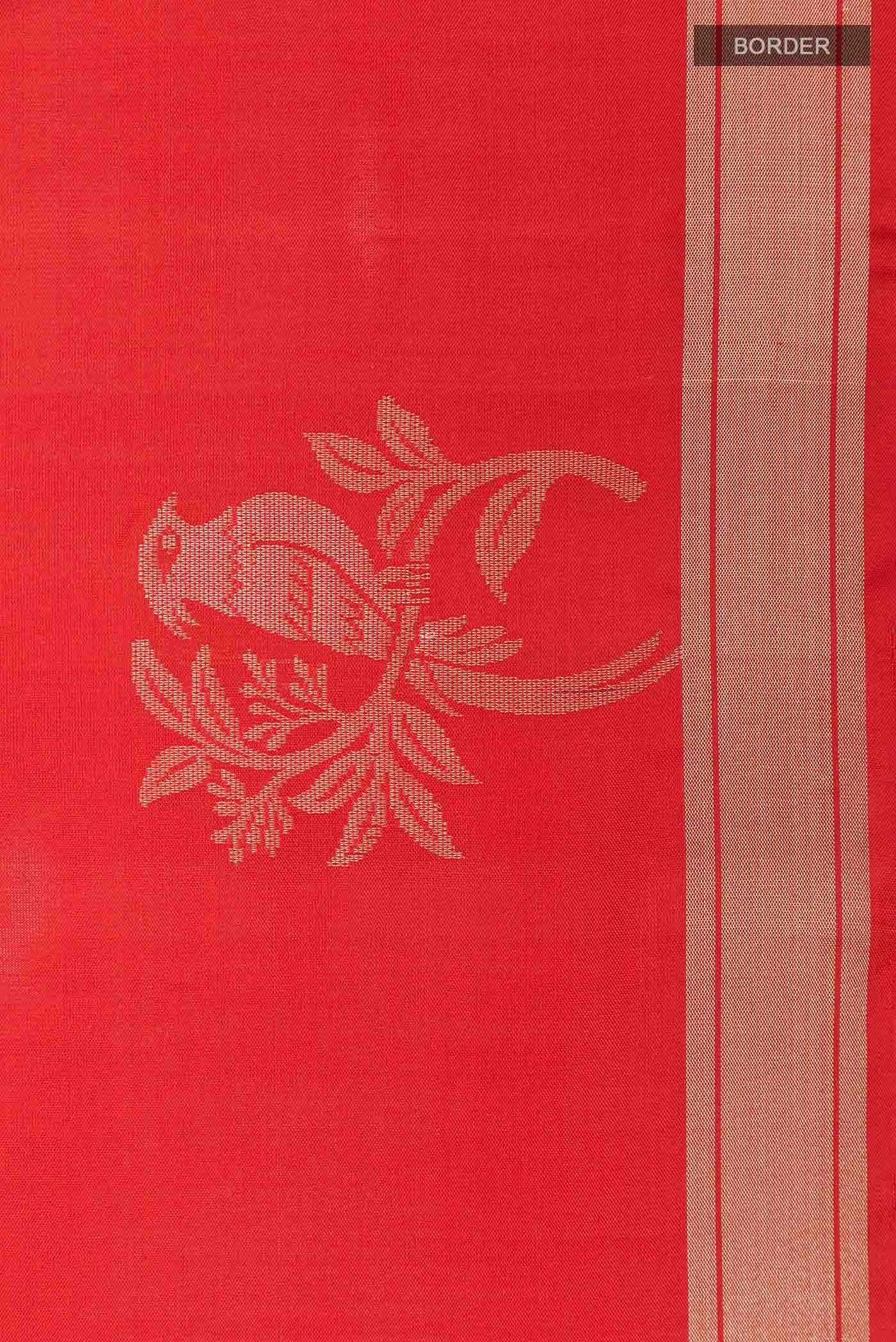 Red Soft Silk Saree