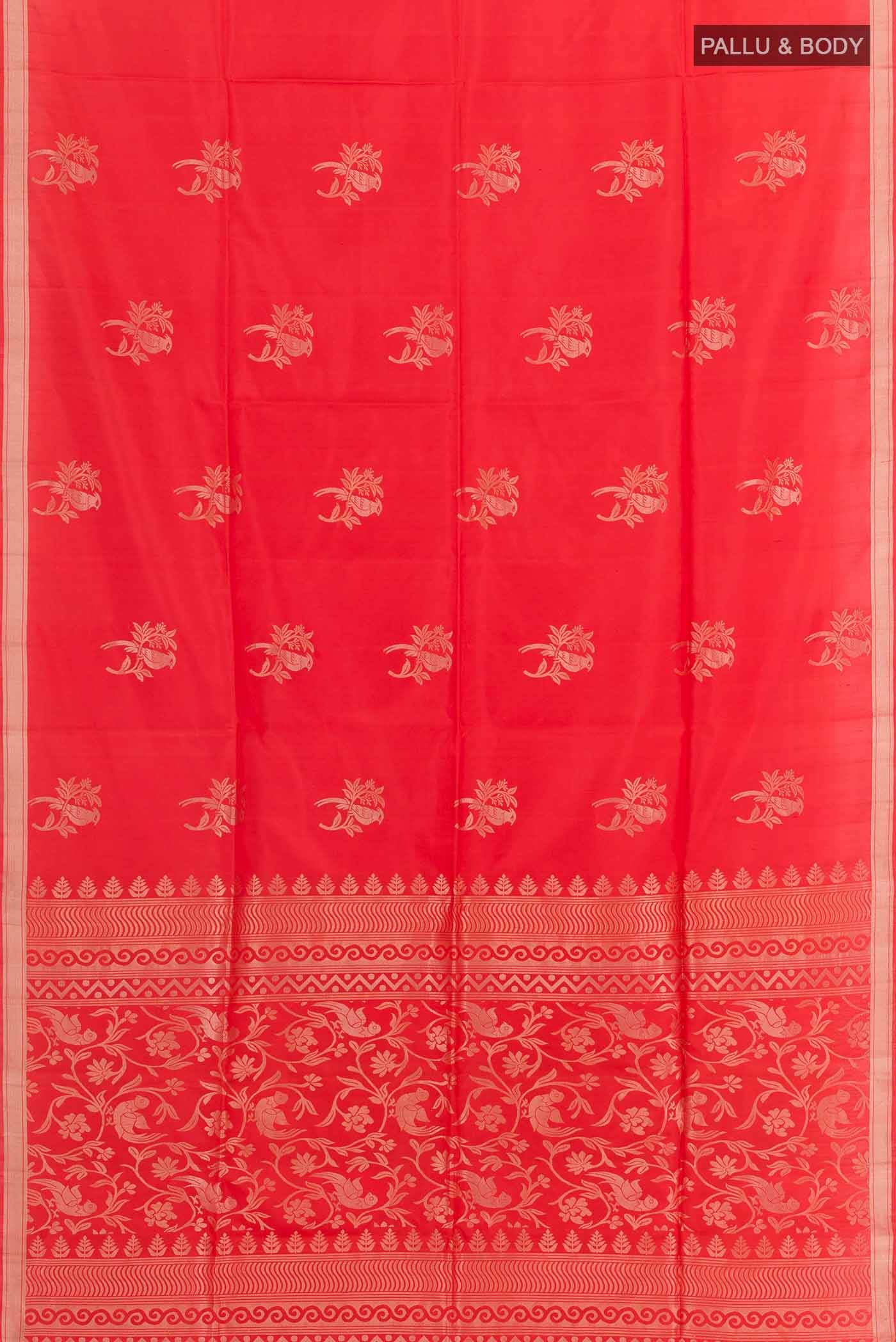 Red Soft Silk Saree