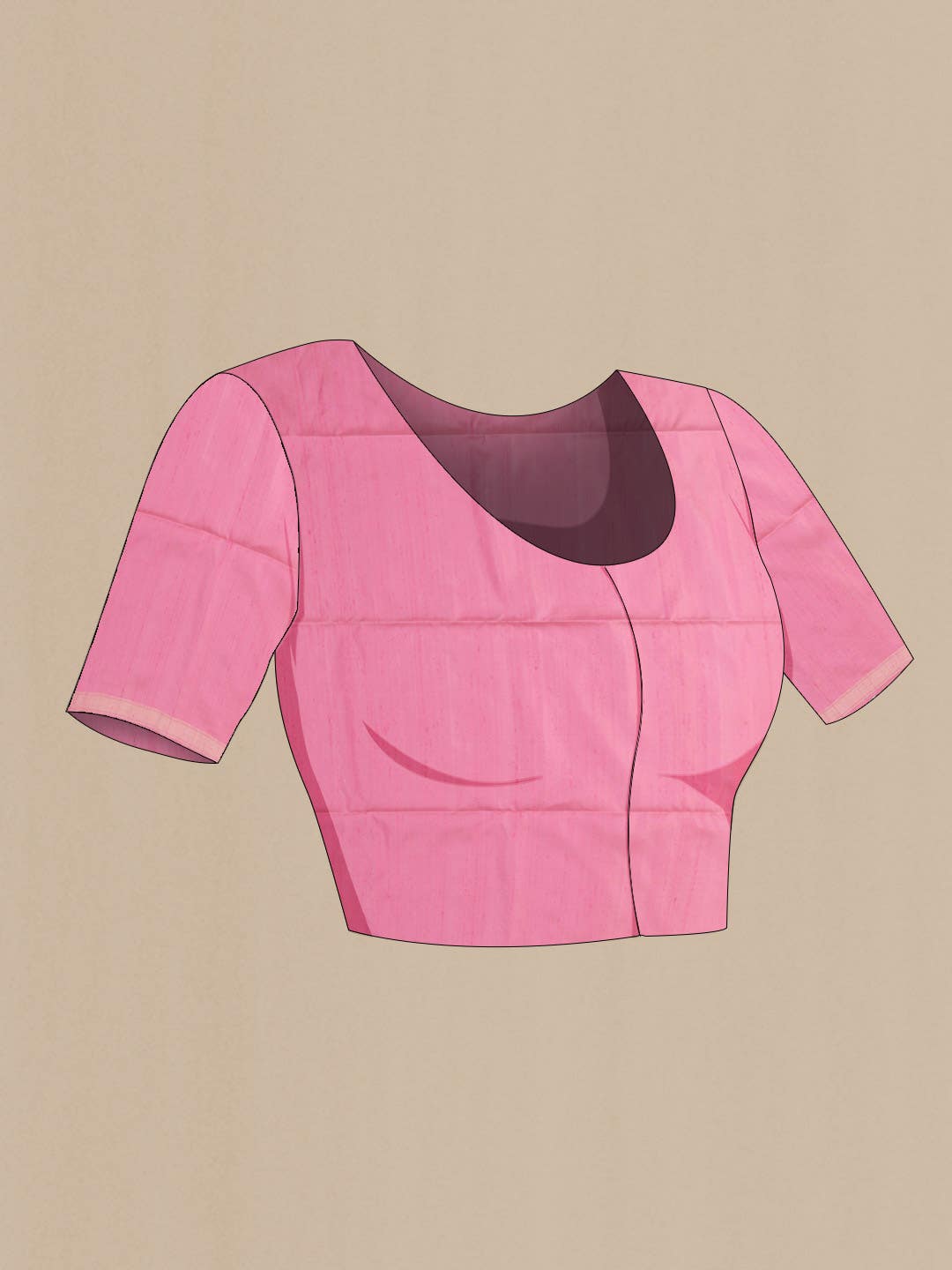 Rose pink Soft Silk Saree