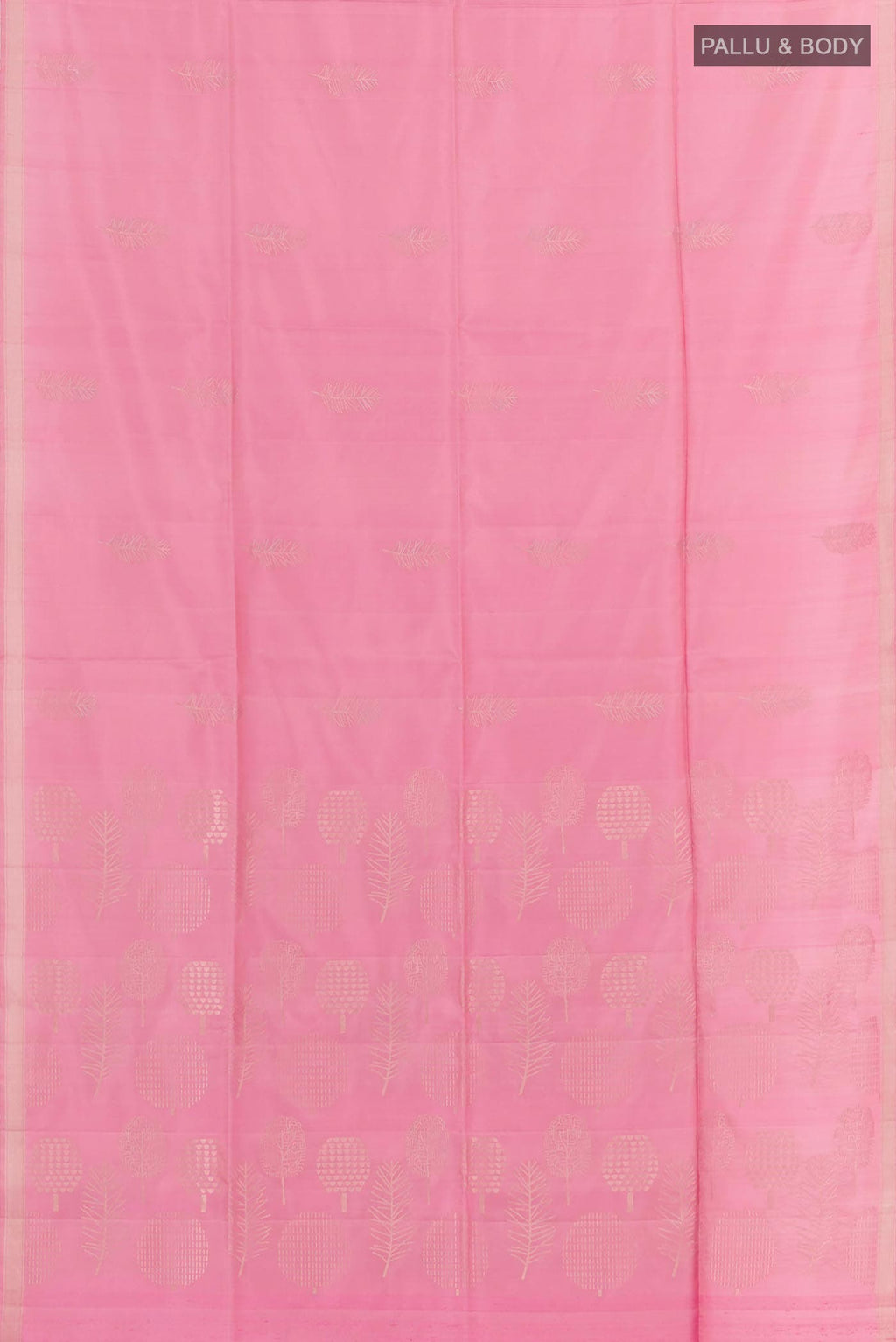 Rose pink Soft Silk Saree