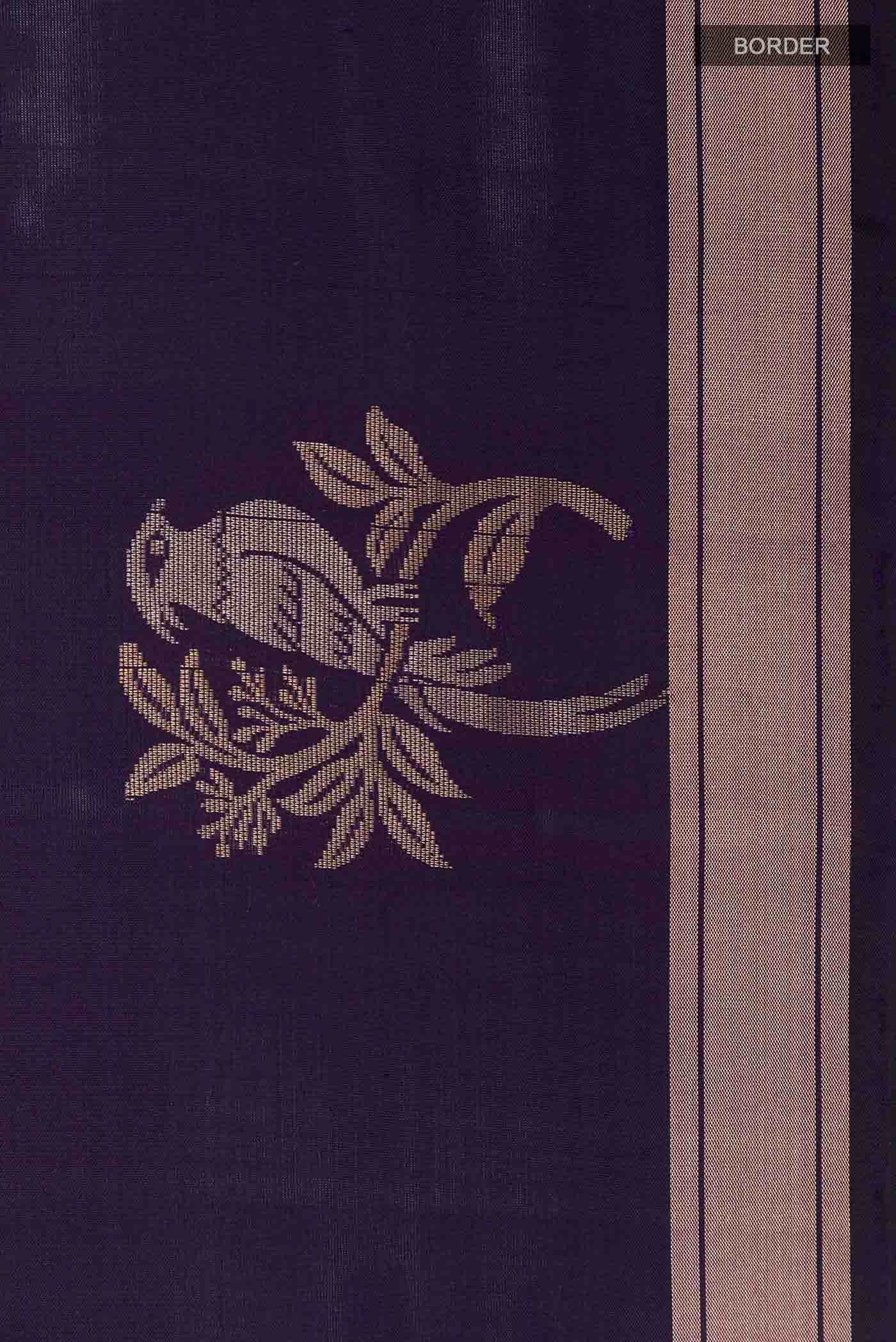 Purple Soft Silk Saree