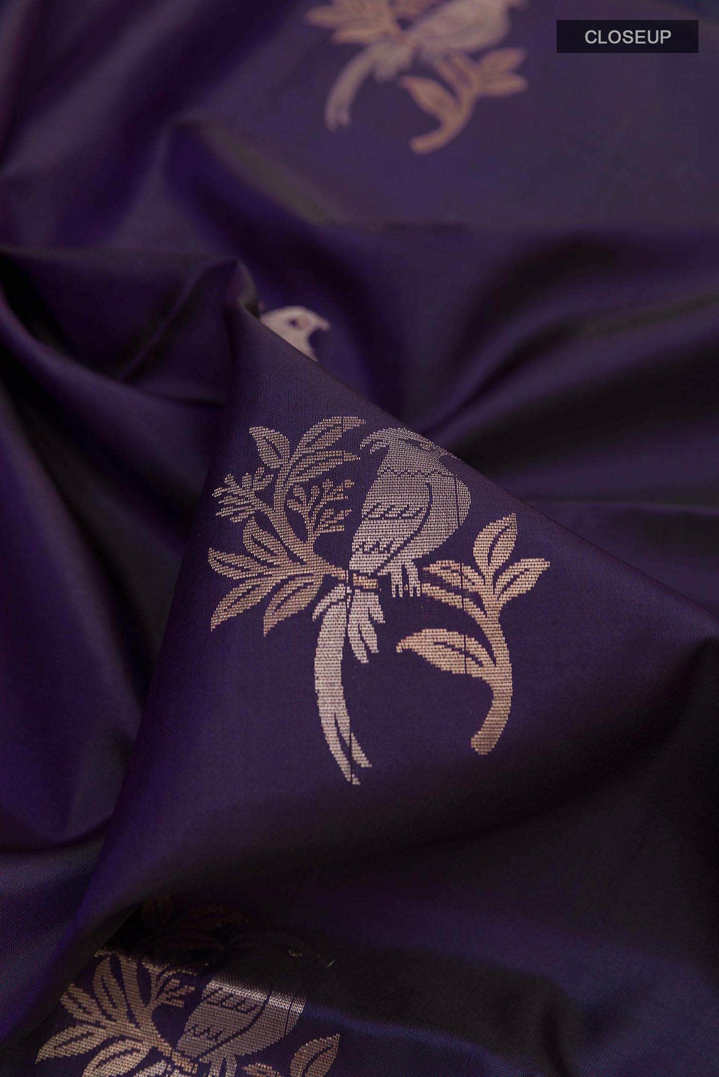 Purple Soft Silk Saree