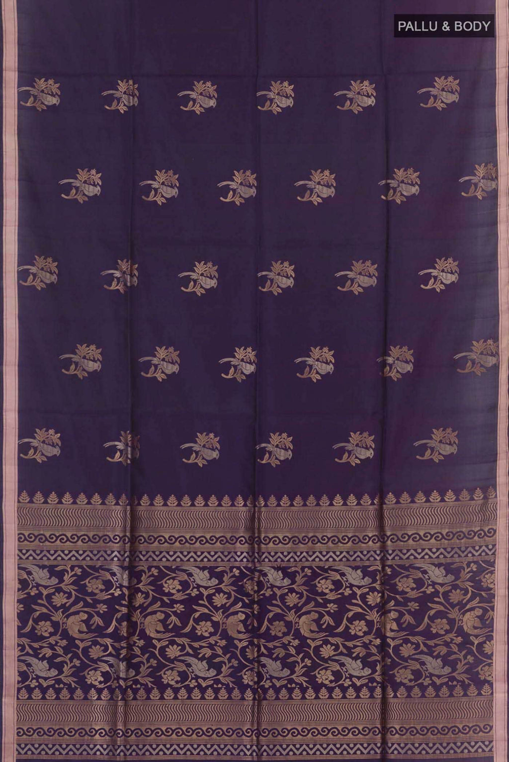 Purple Soft Silk Saree