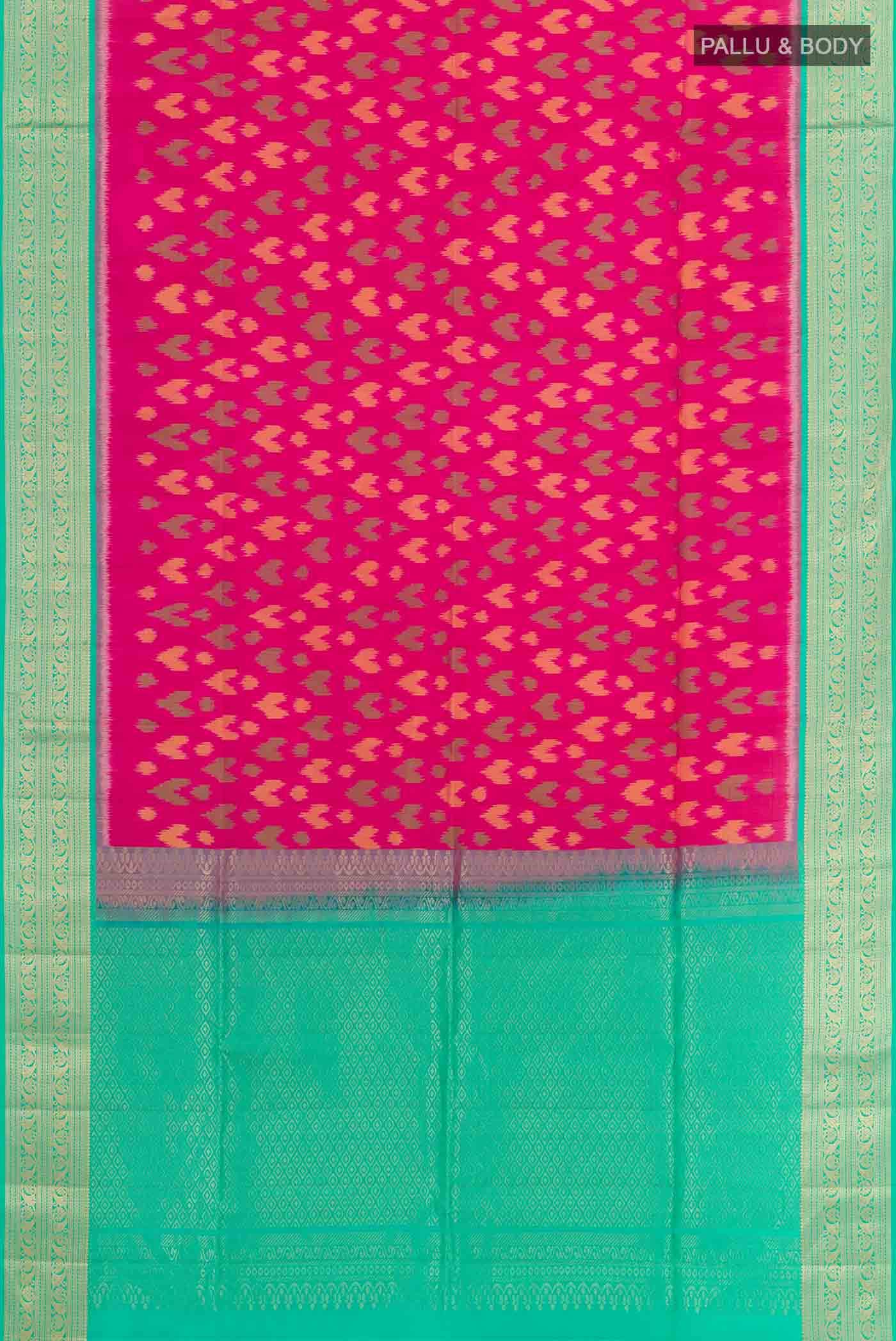 Dark Pink Soft Silk Saree