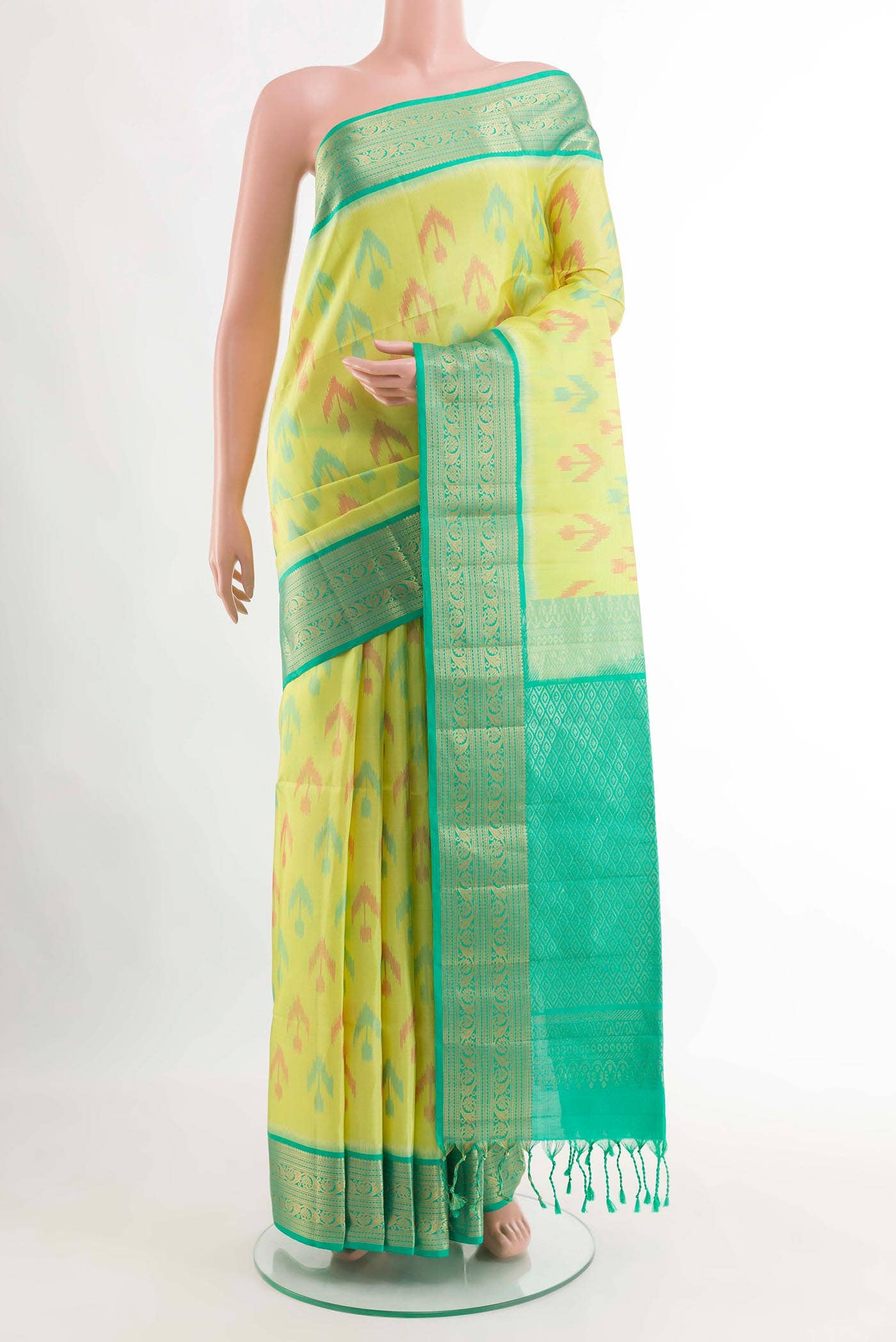 Yellow Soft Silk Saree