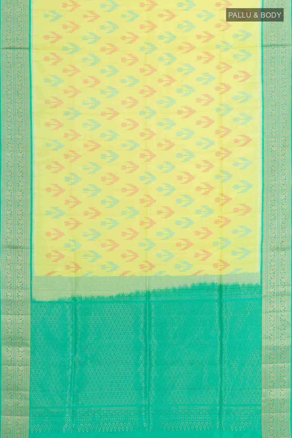 Yellow Soft Silk Saree