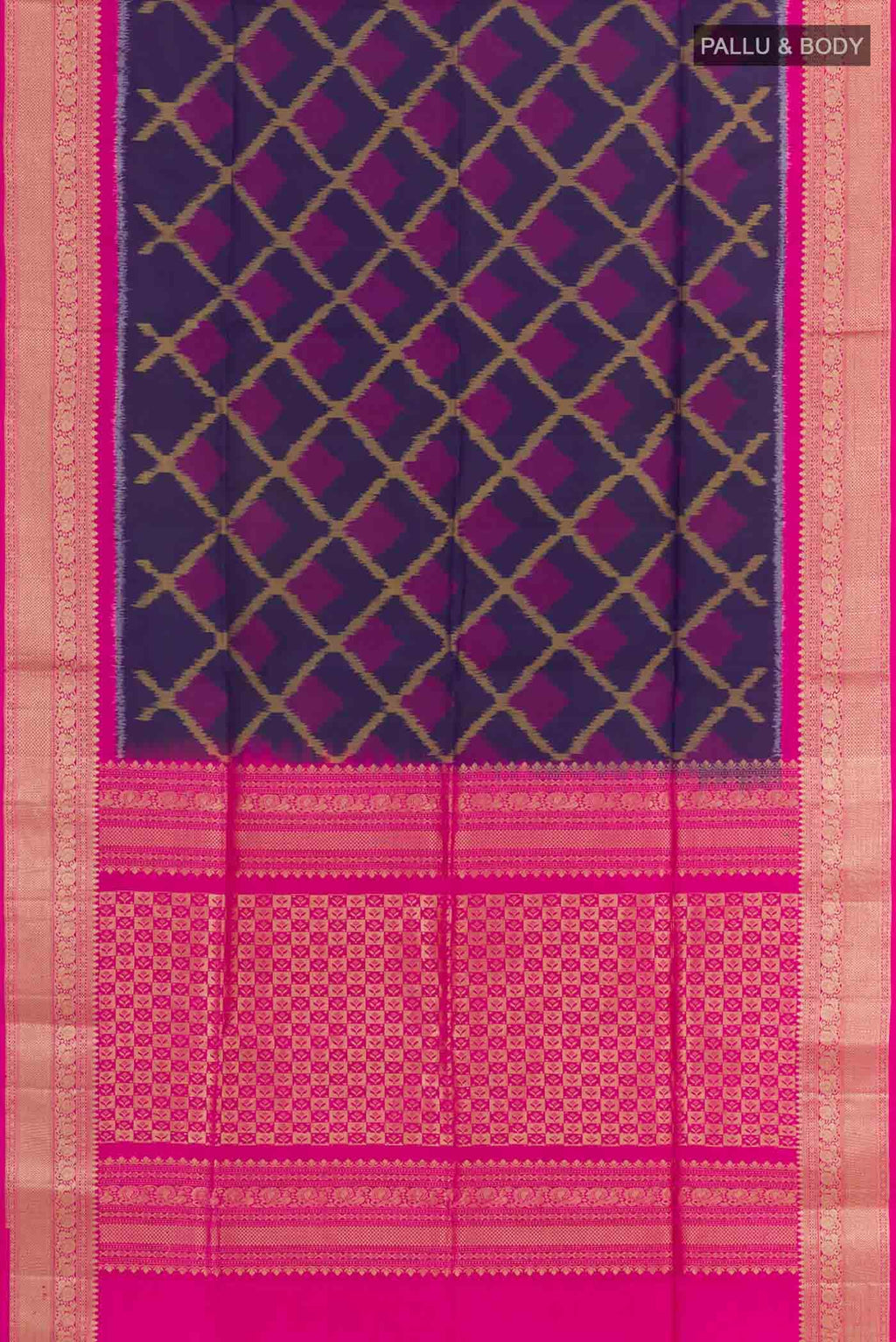 Dark Blue Soft Silk Saree