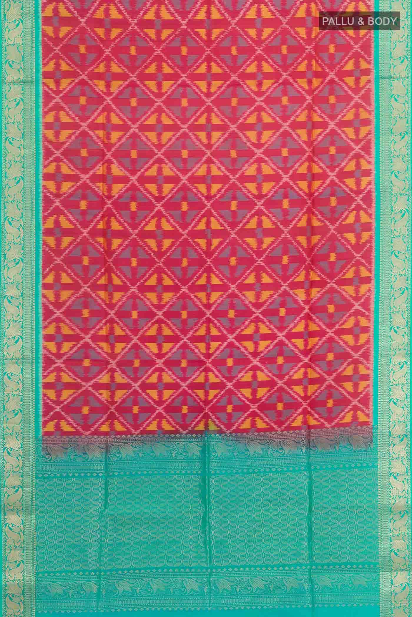 Dark Pink Soft Silk Saree