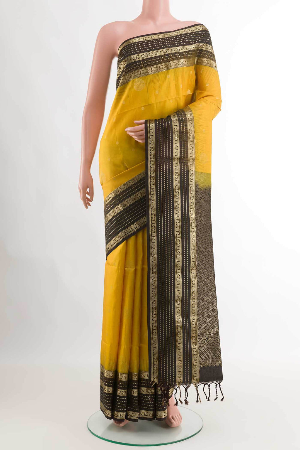 Yellow Soft Silk Saree