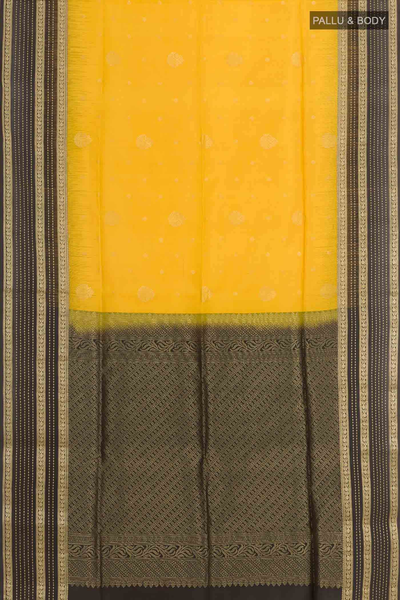 Yellow Soft Silk Saree