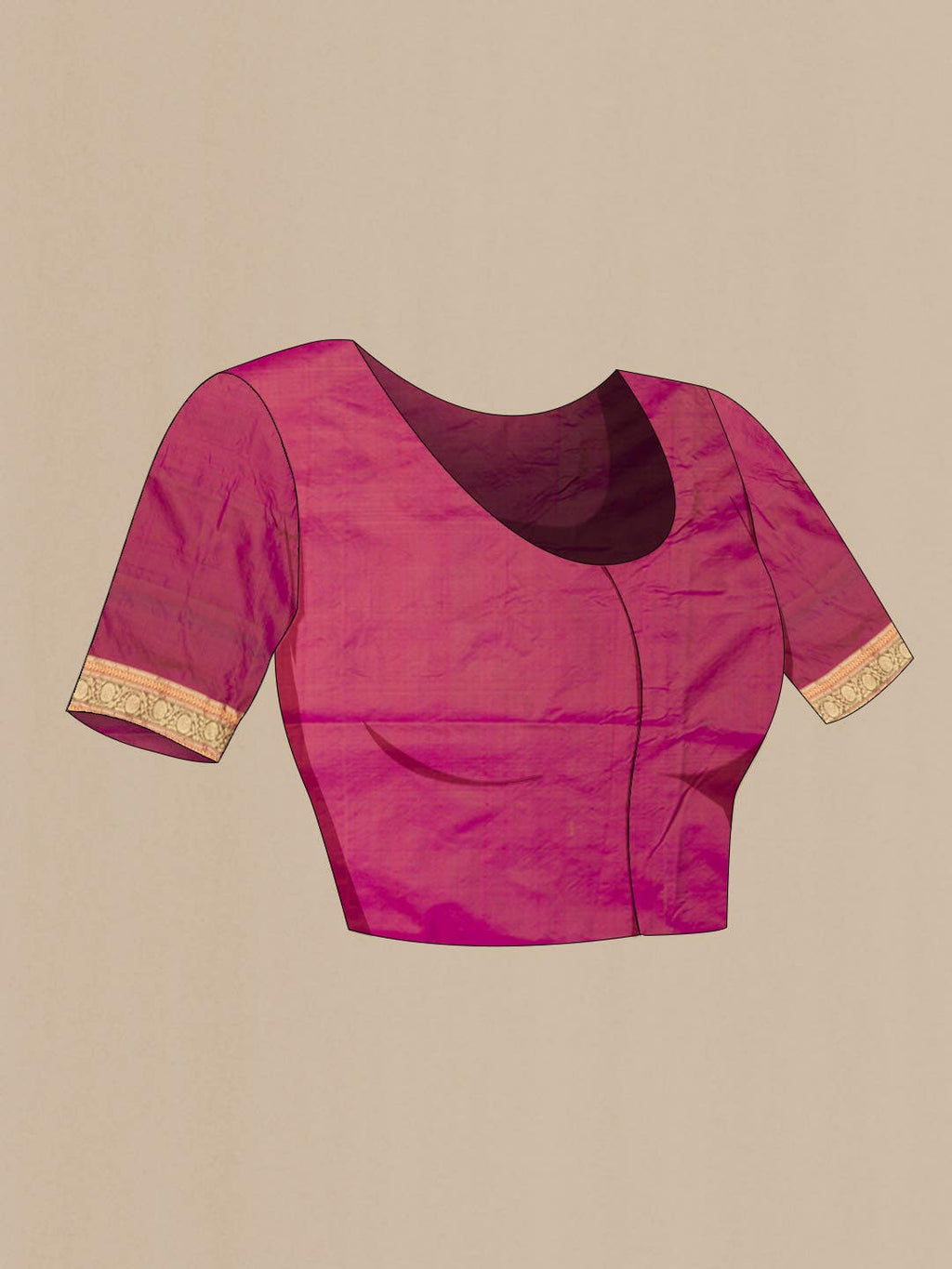 Purple Dual Tone Banarasi Silk Saree