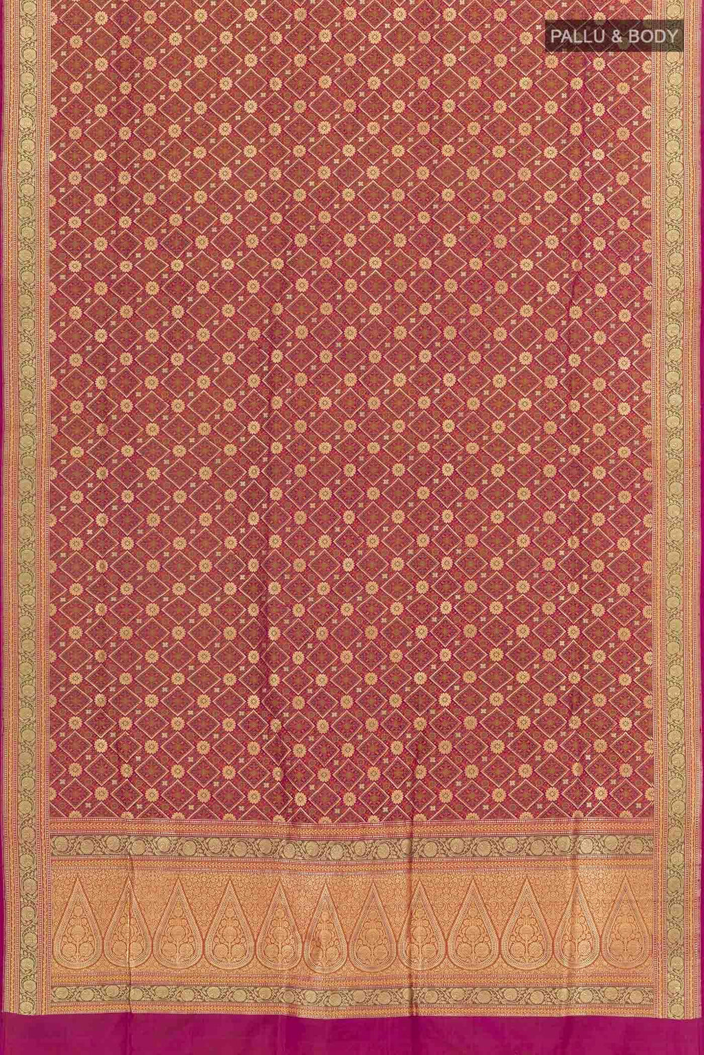Purple Dual Tone Banarasi Silk Saree