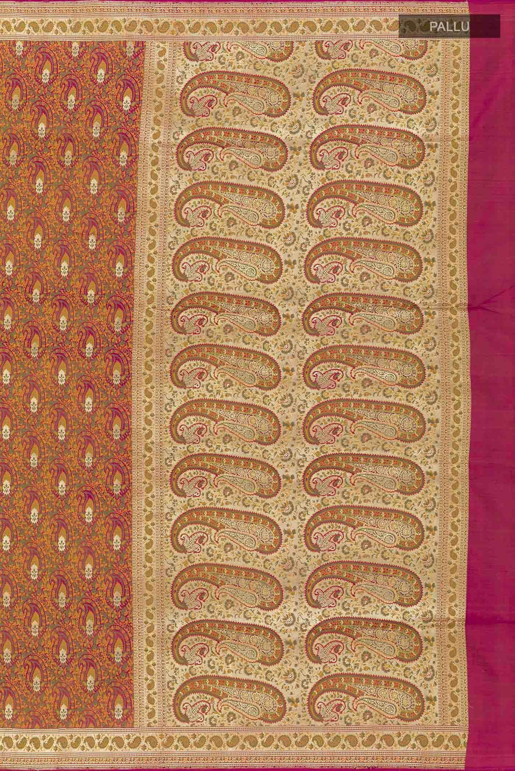 Purple Dual Tone Banarasi Silk Saree