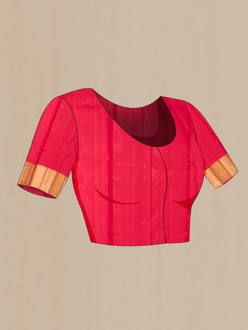Red Kanchipuram Silk Saree