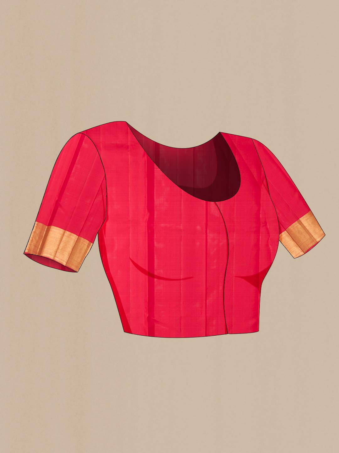 Red Kanchipuram Silk Saree