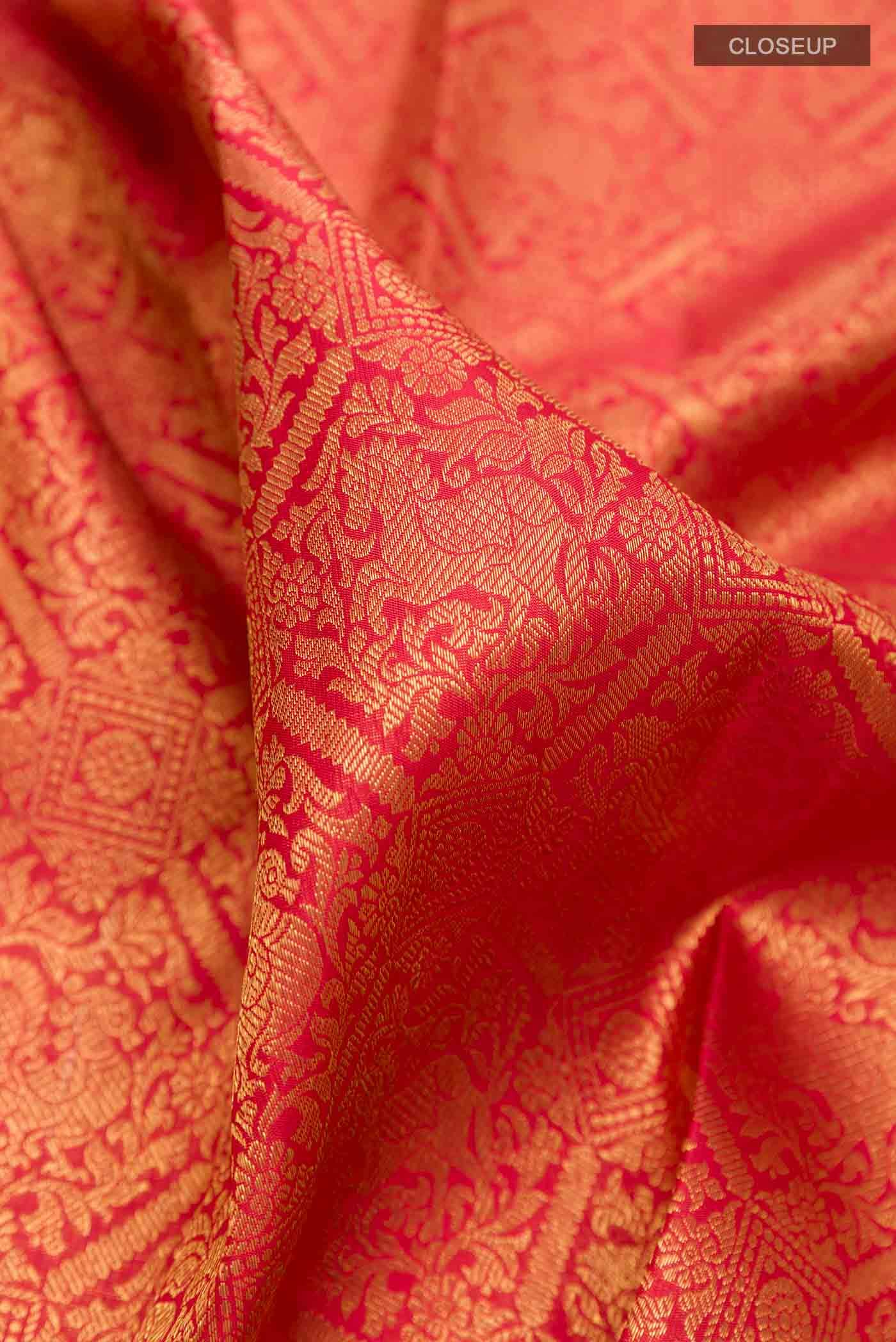 Red Kanchipuram Silk Saree