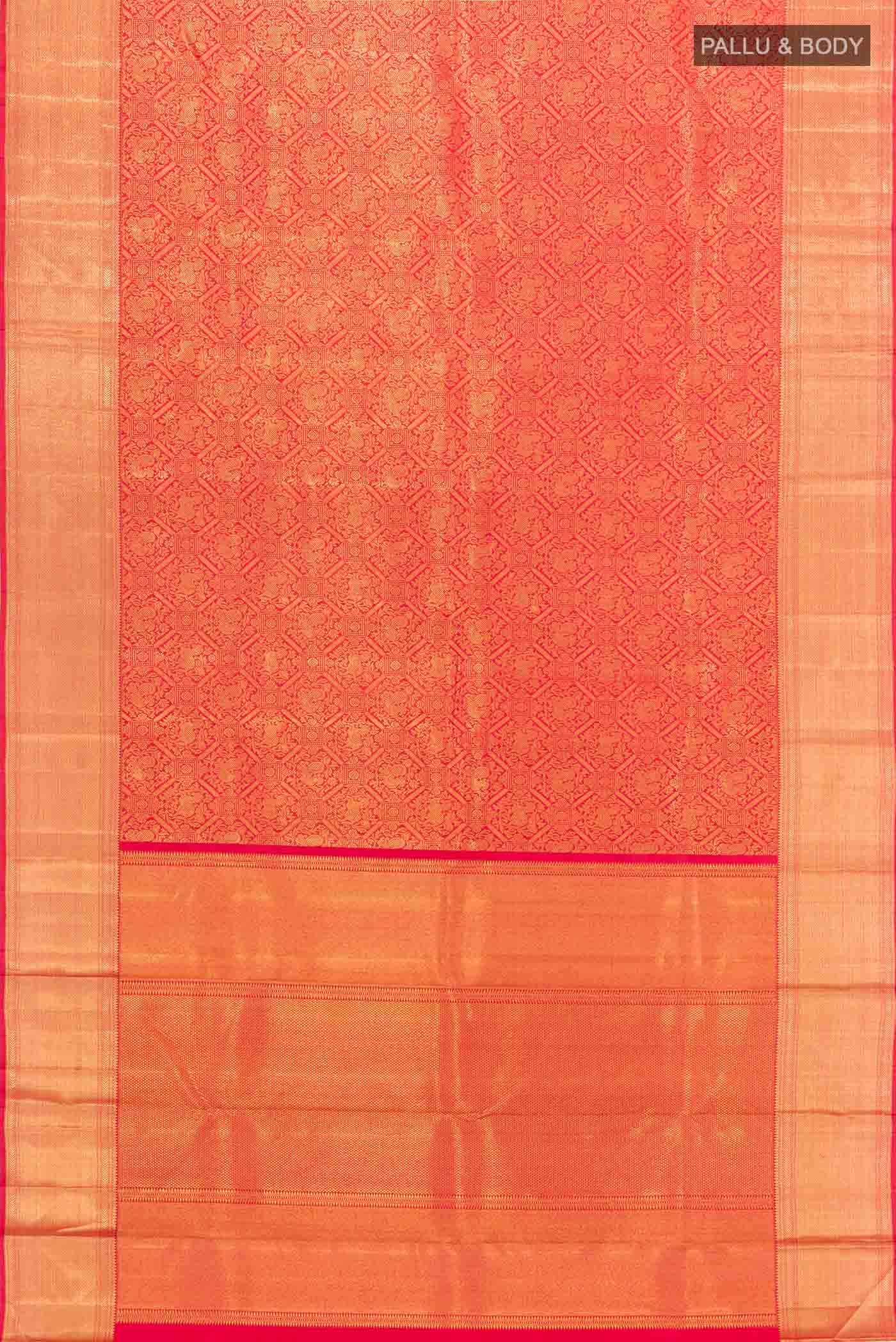 Red Kanchipuram Silk Saree