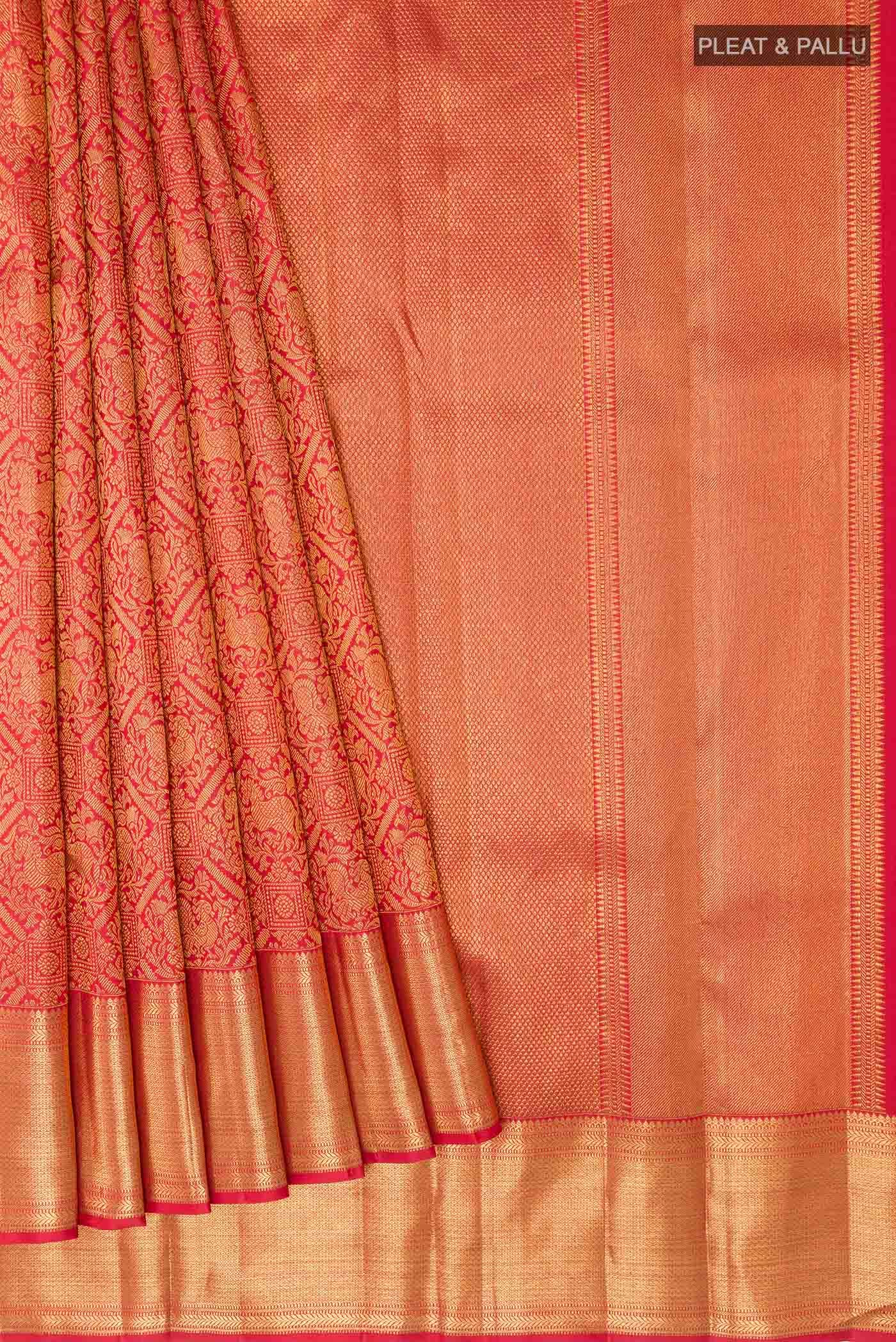 Red Kanchipuram Silk Saree
