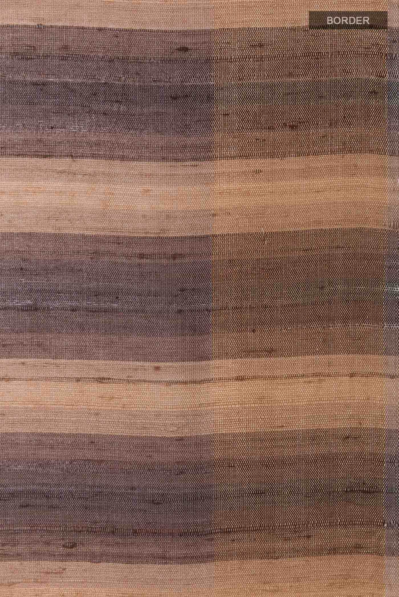 Brown Tussar Saree