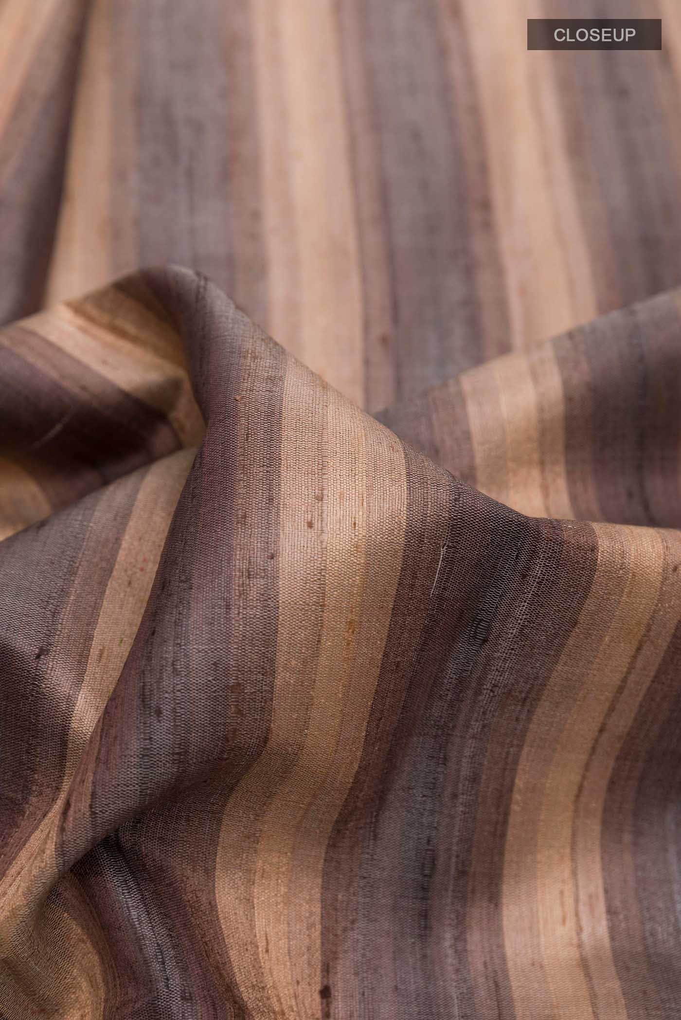 Brown Tussar Saree