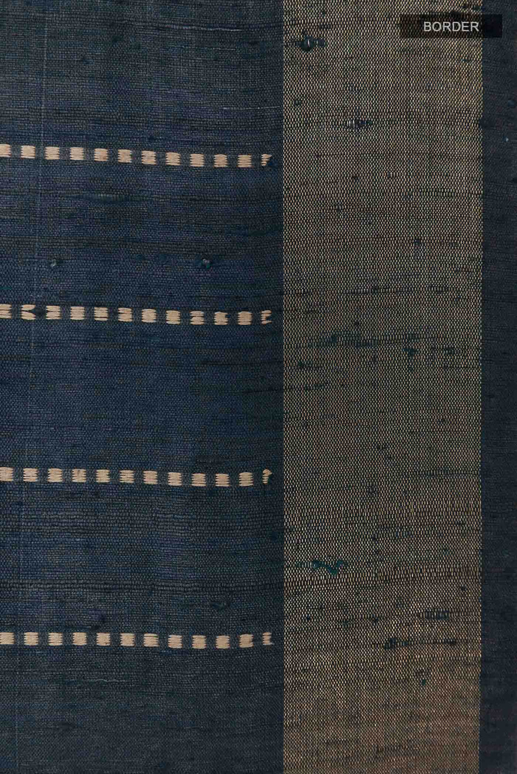 Dark Blue Tussar Saree