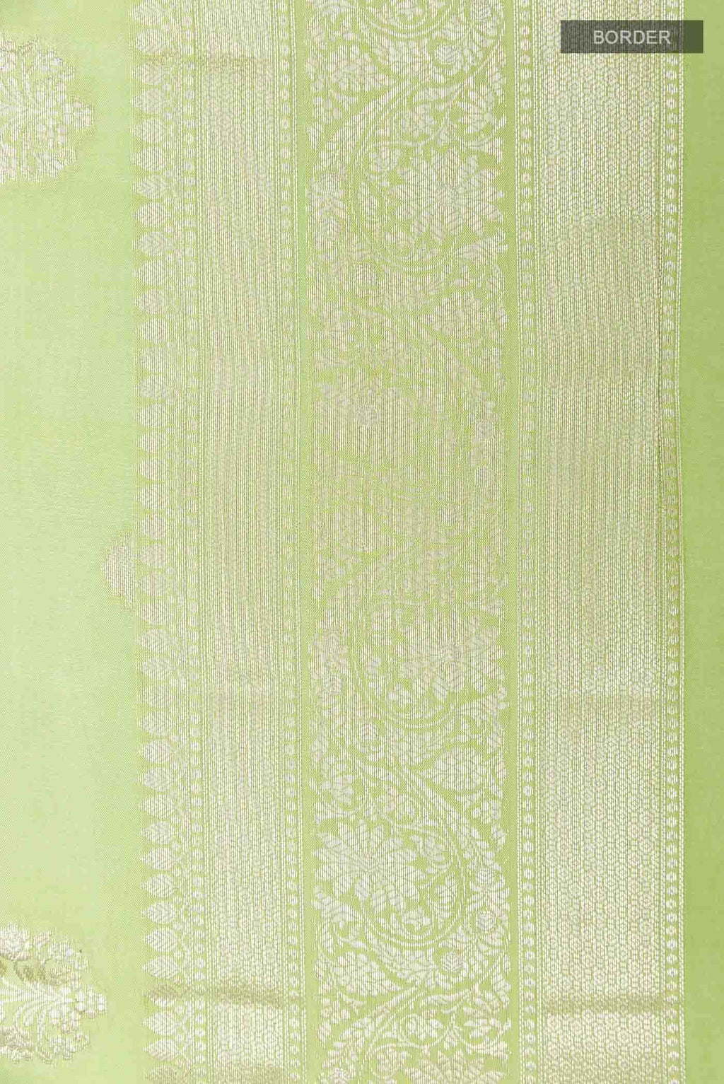 Green Banarasi Tussar Silk Saree