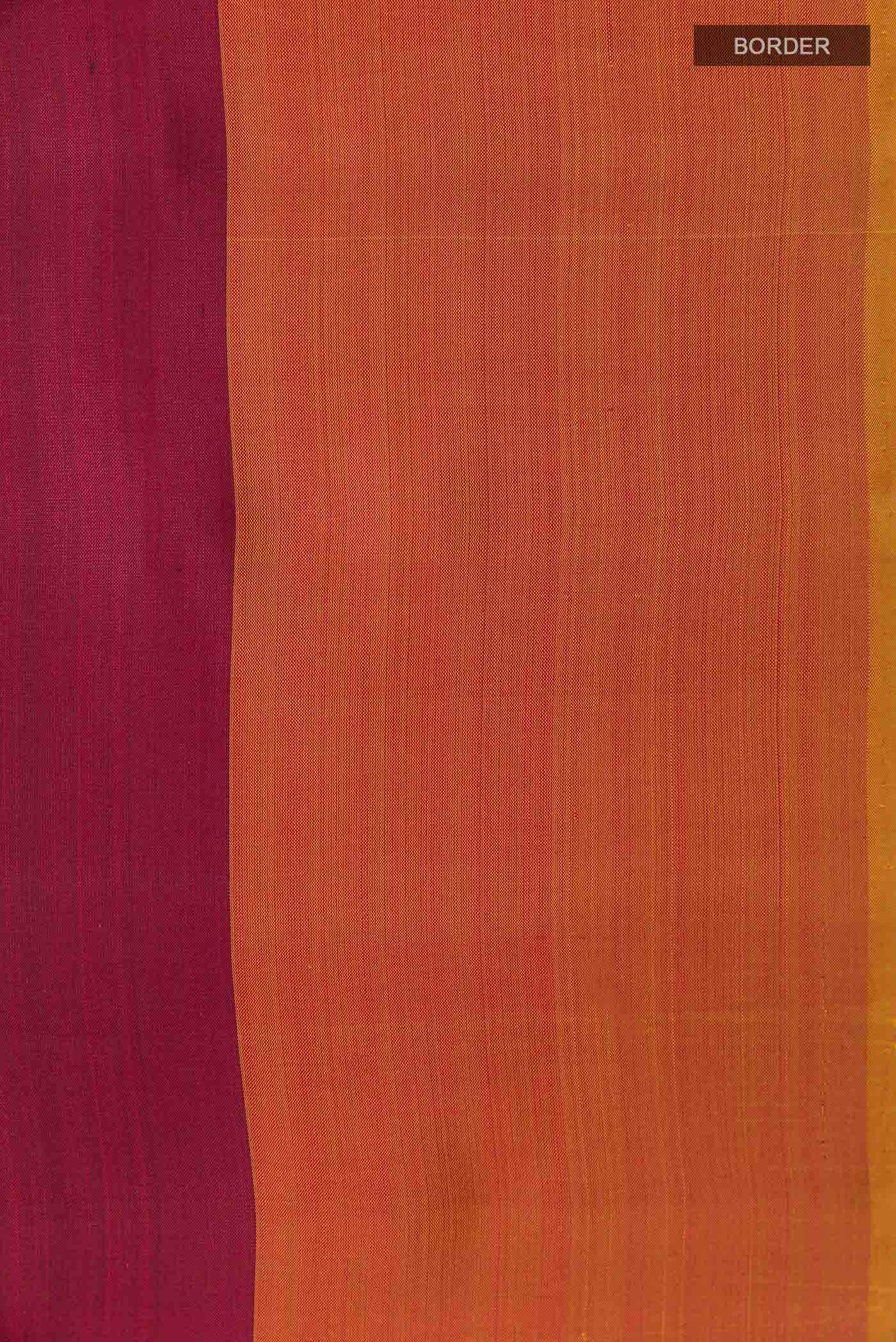 Maroon Kanchipuram Silk Saree
