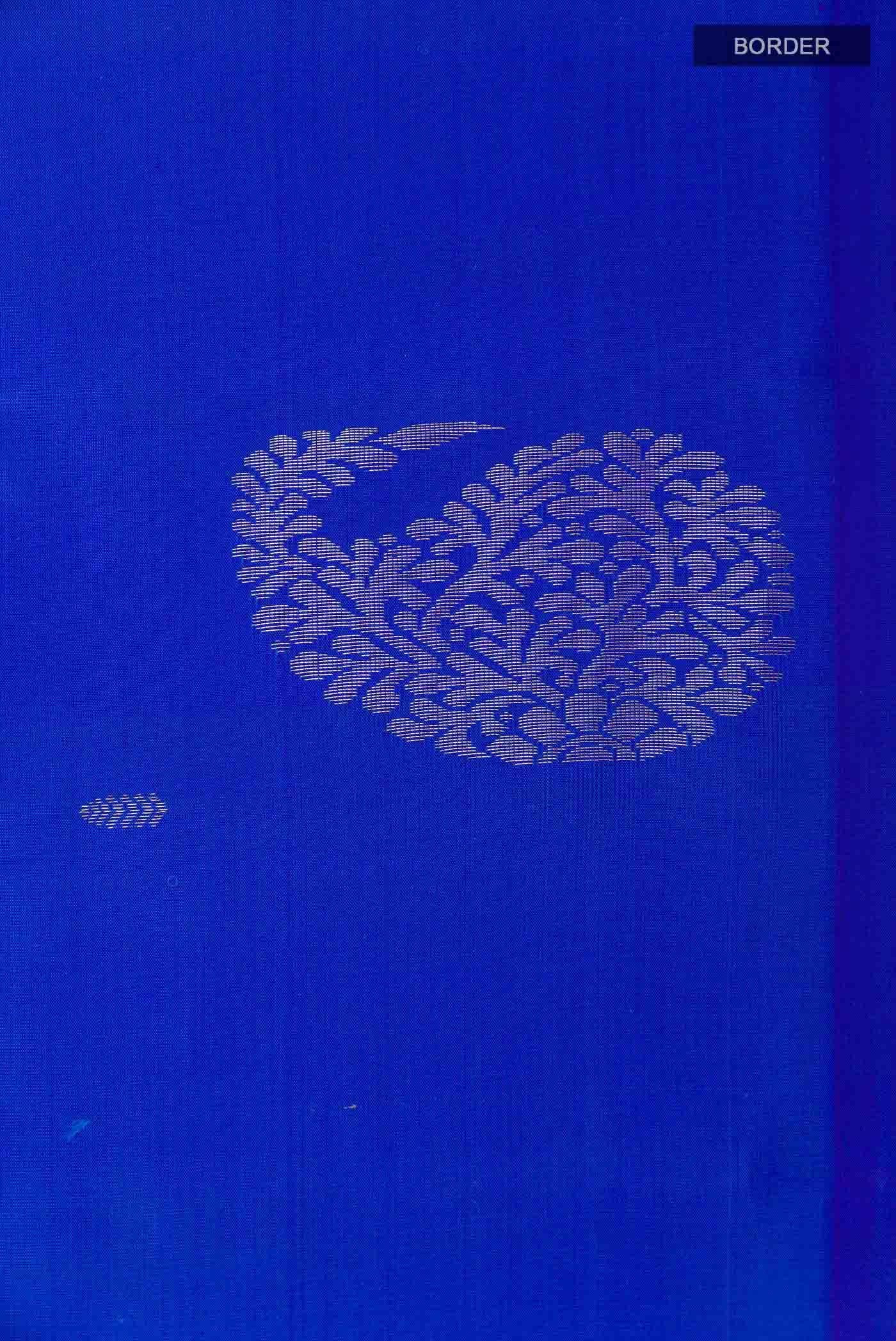 Blue Kanchipuram Silk Saree