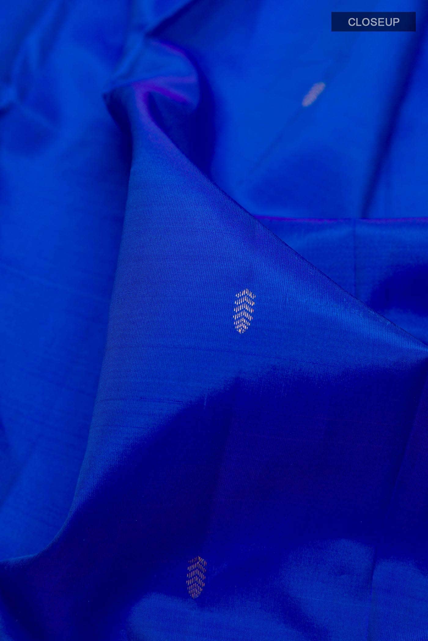 Blue Kanchipuram Silk Saree