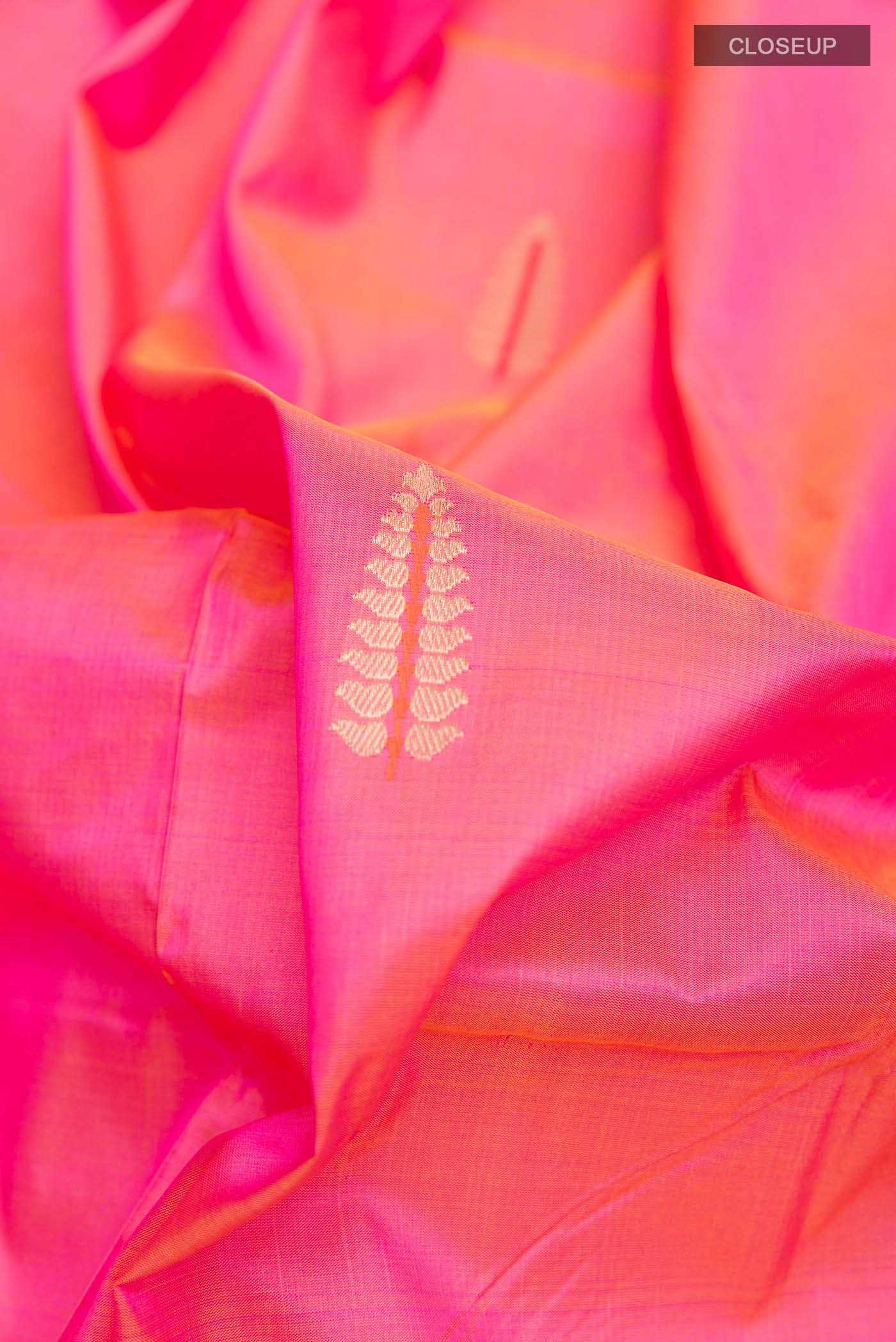 Pink Banarasi Silk Saree