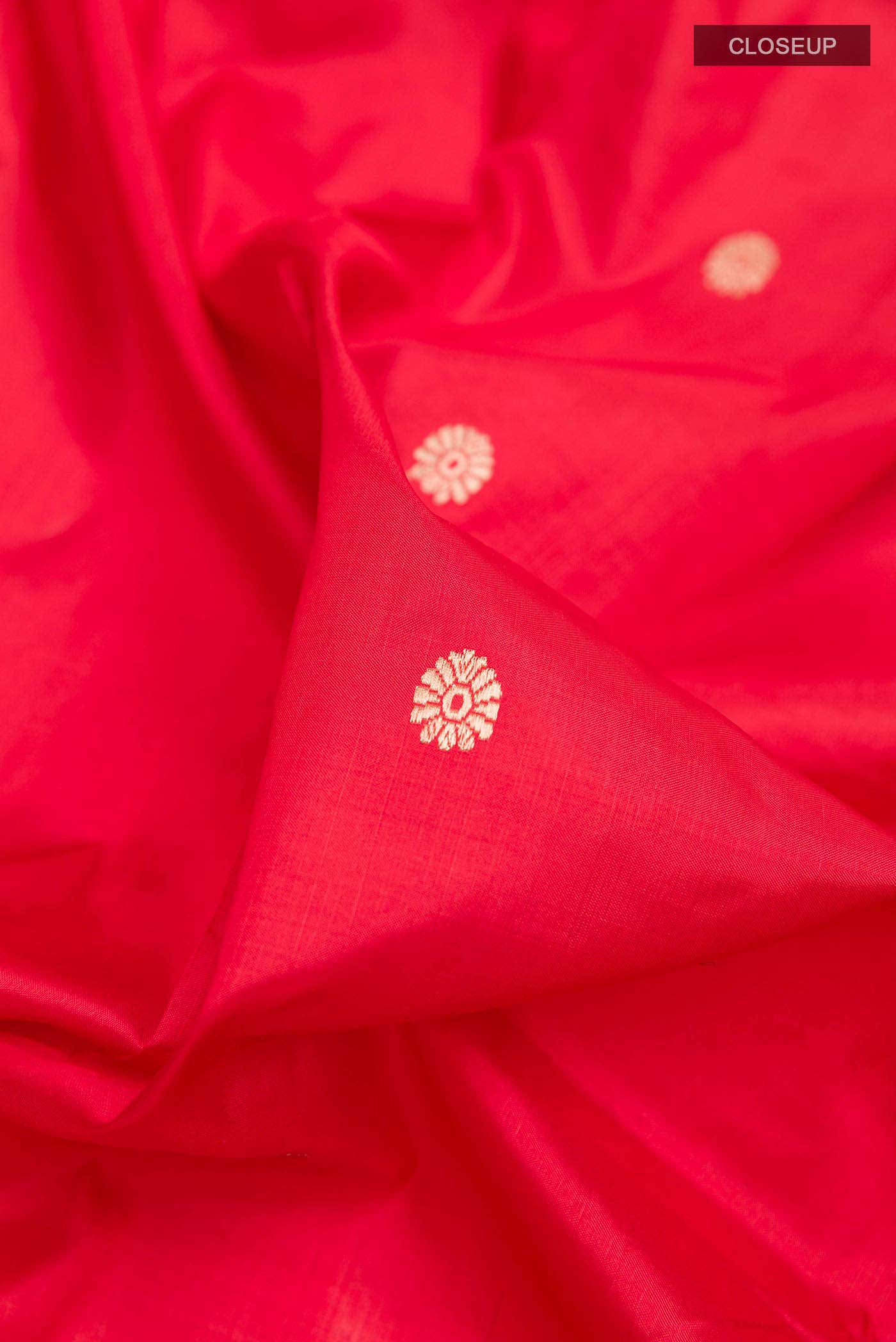 Red Banarasi Silk Saree