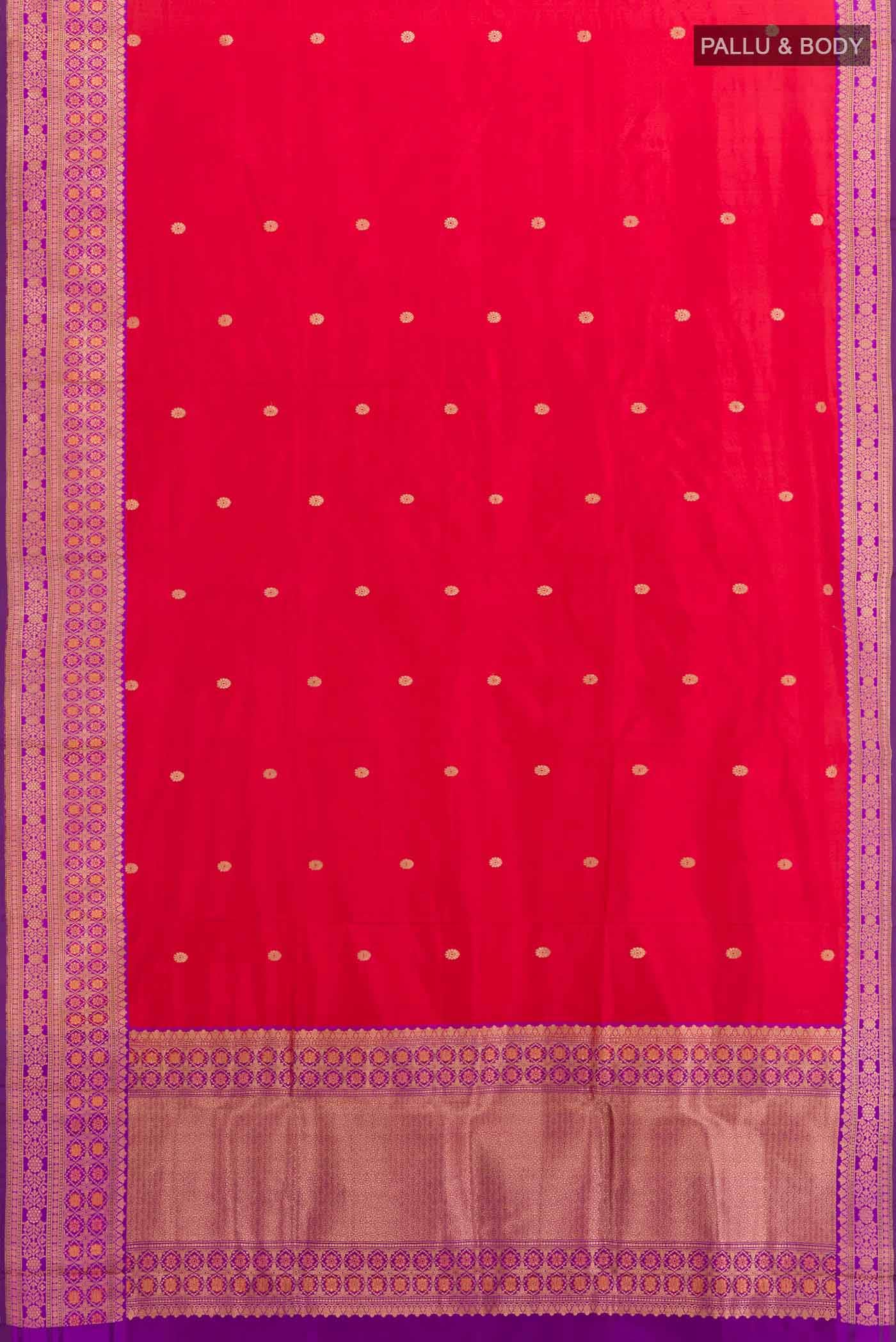 Red Banarasi Silk Saree