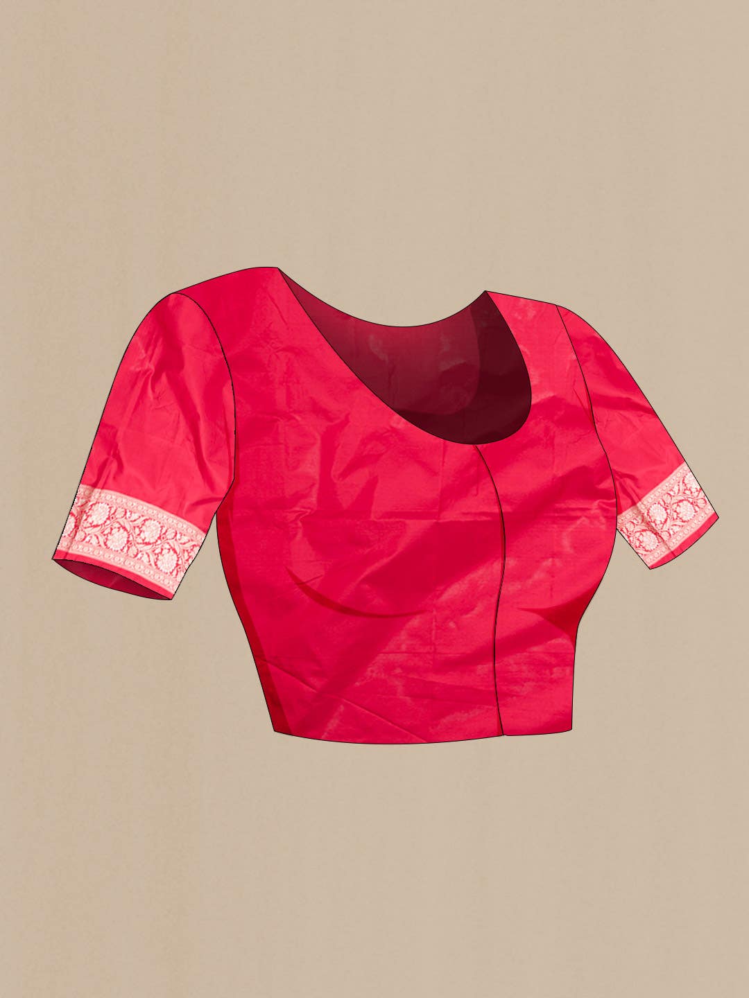 Red Banarasi Silk Saree
