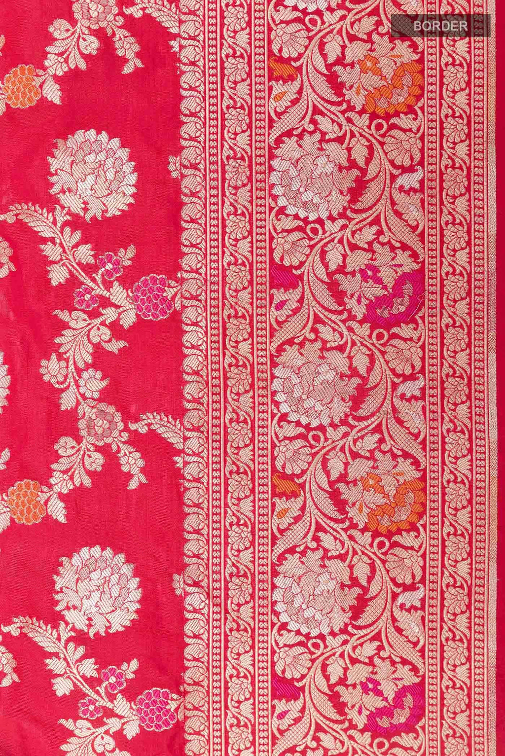 Red Banarasi Silk Saree