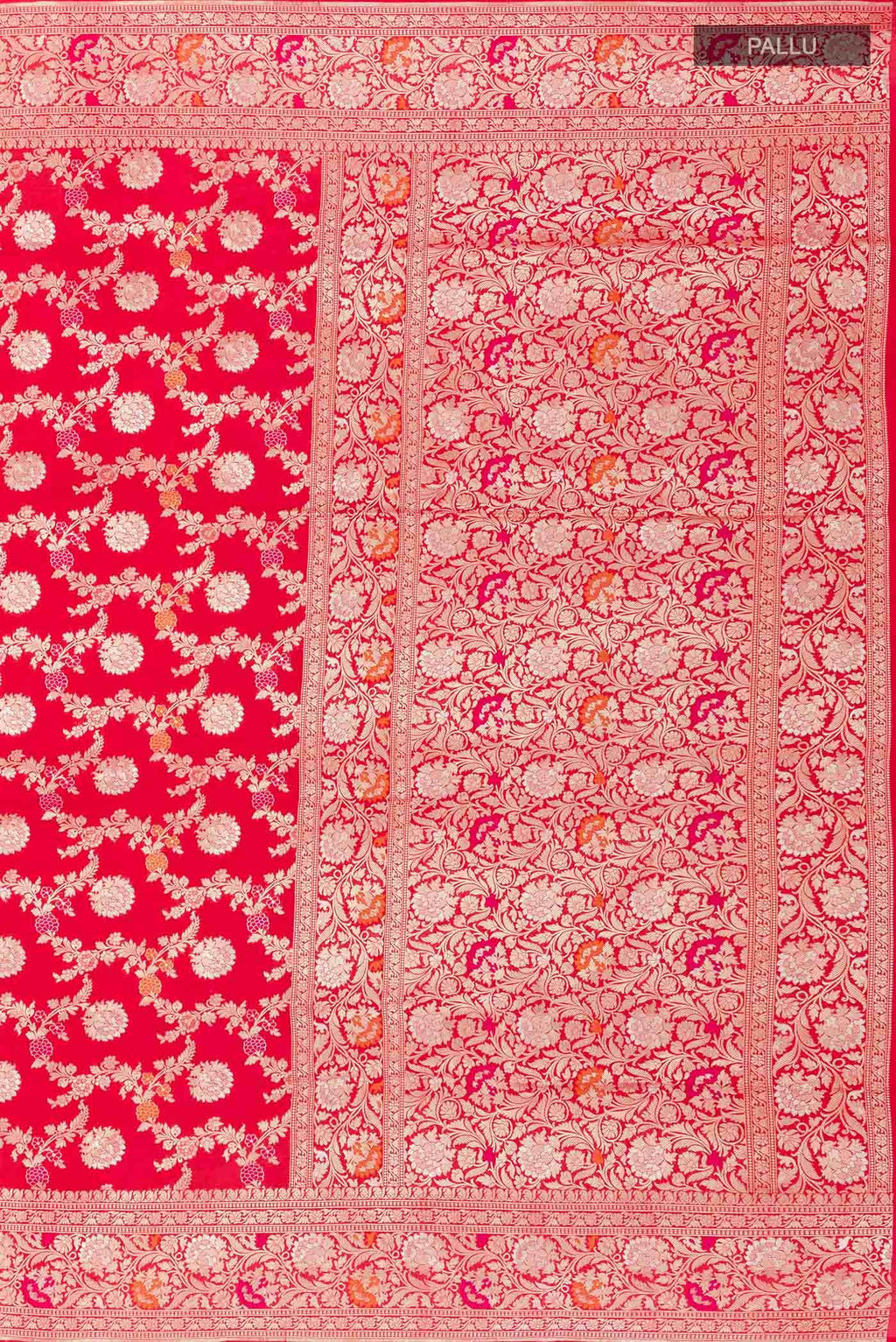 Red Banarasi Silk Saree