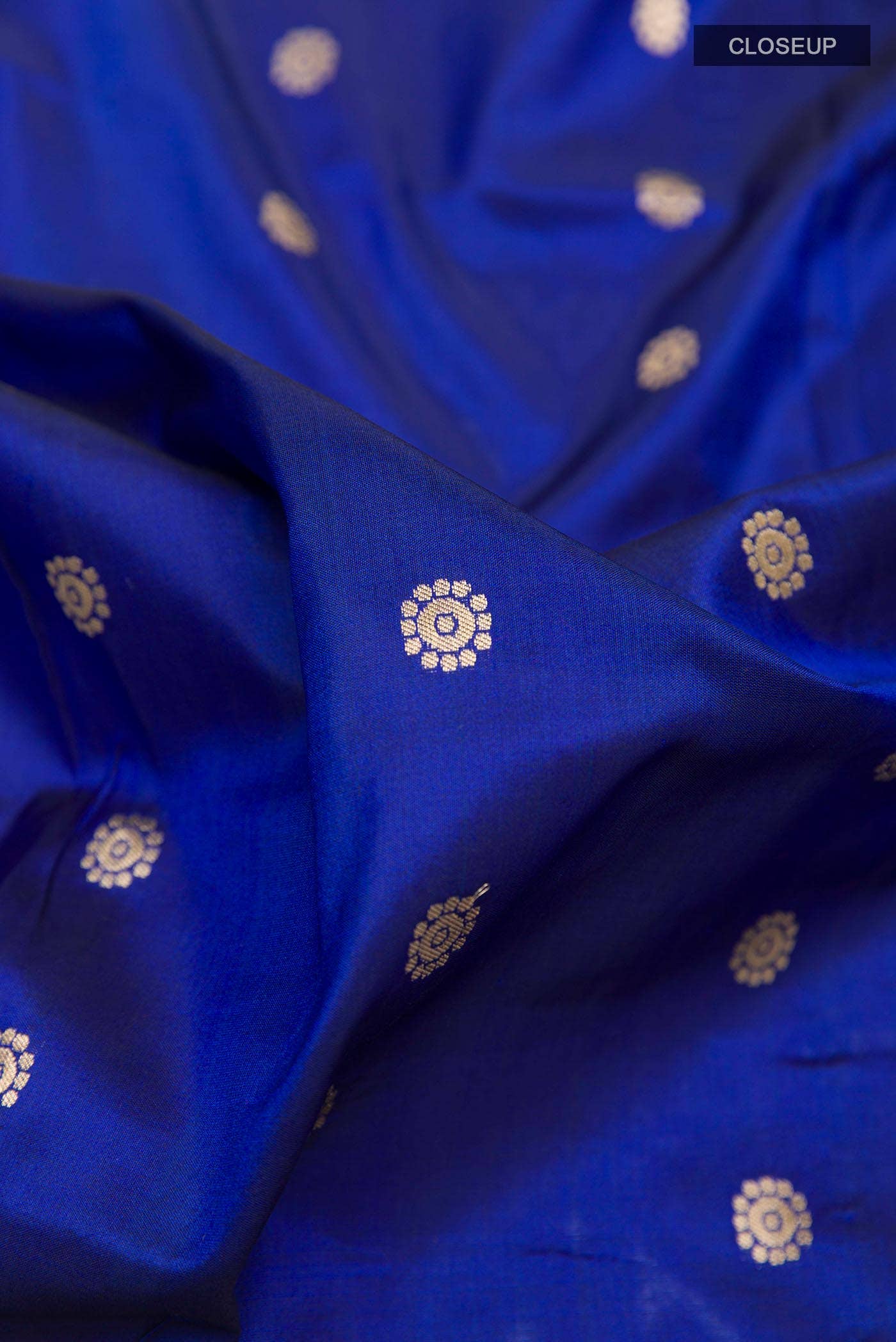 Blue Banarasi Silk Saree
