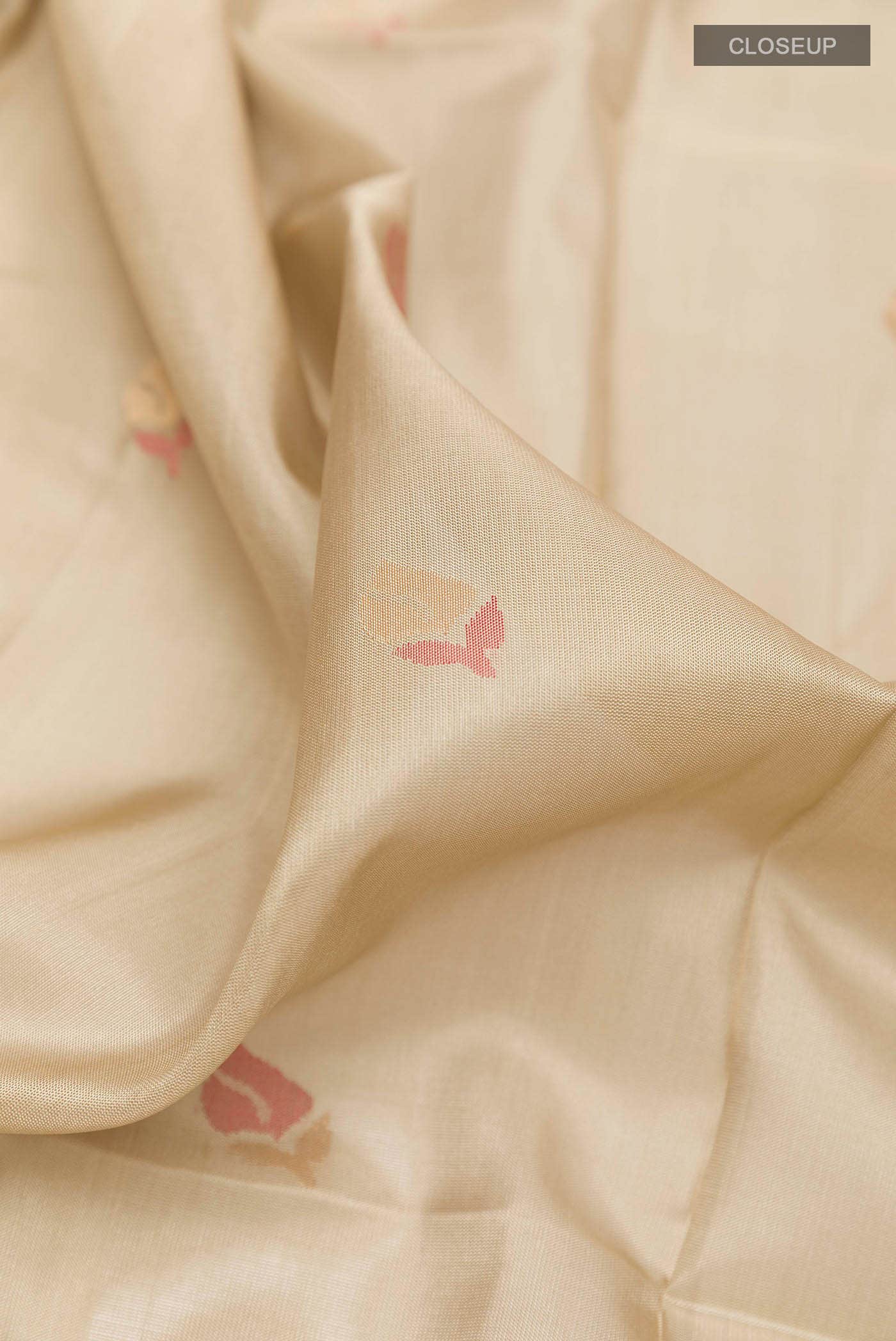 Beige Uppada Silk Saree