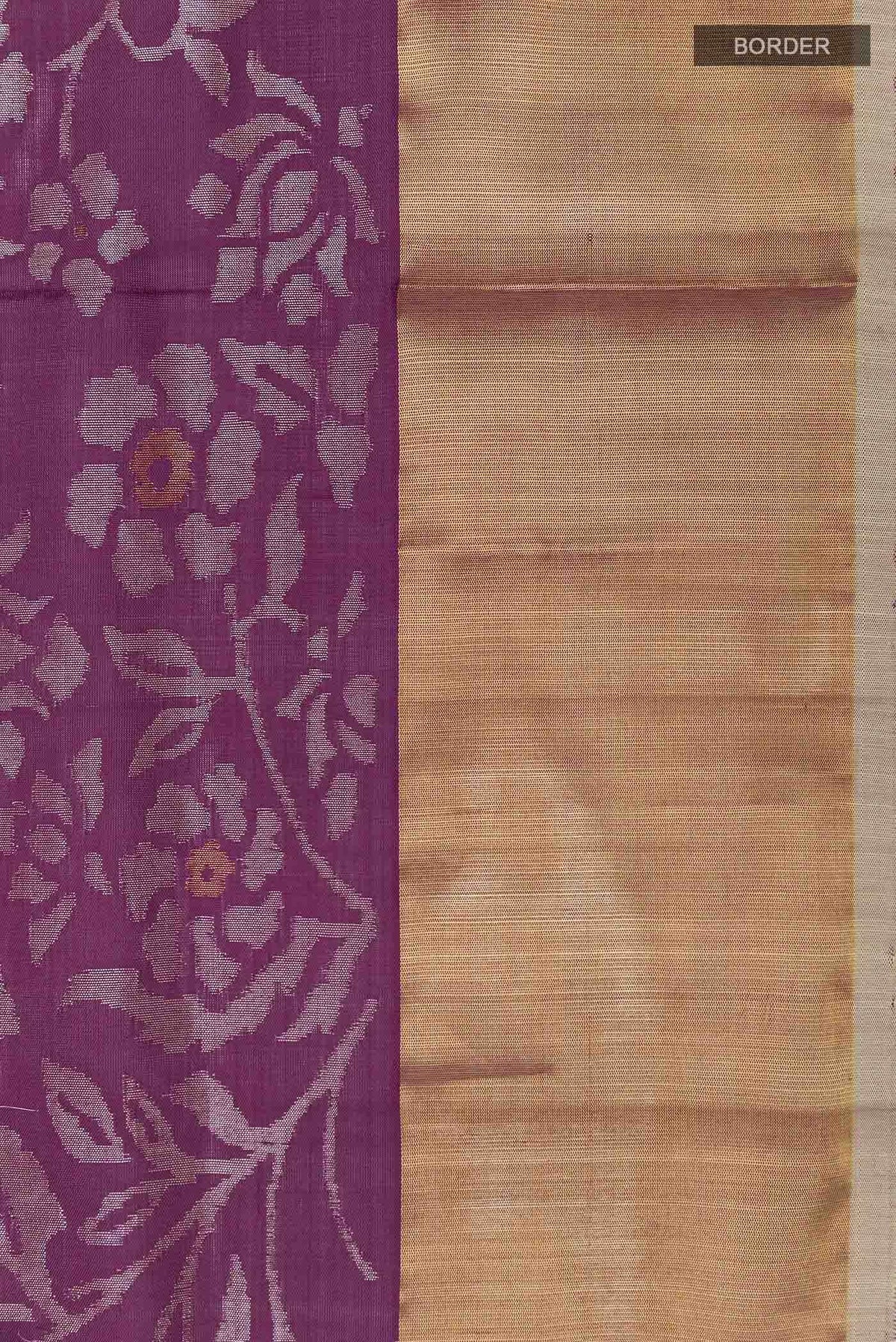 Purple Uppada Silk Saree