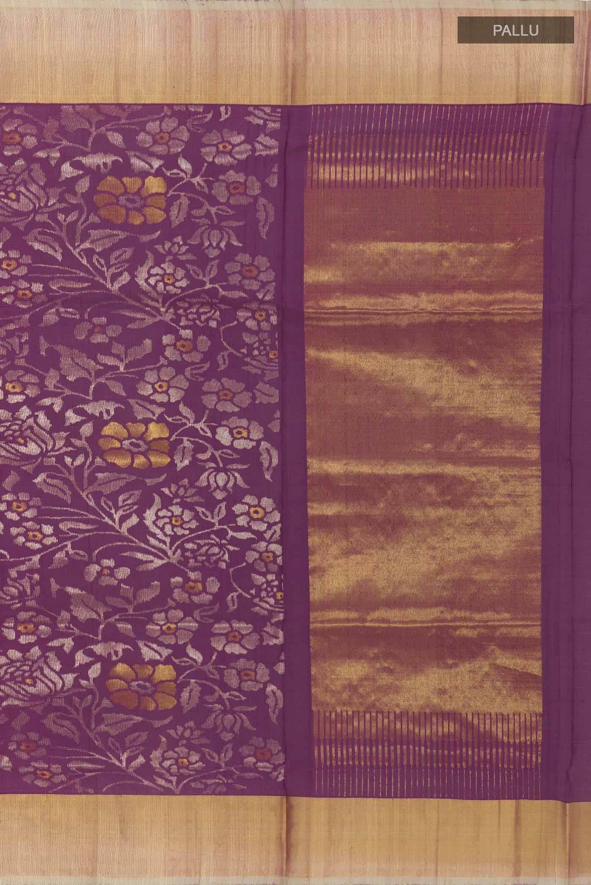 Purple Uppada Silk Saree