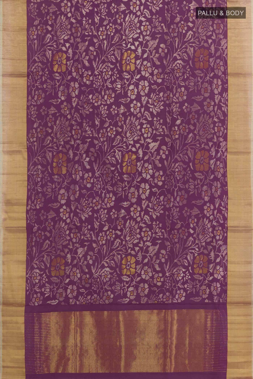 Purple Uppada Silk Saree