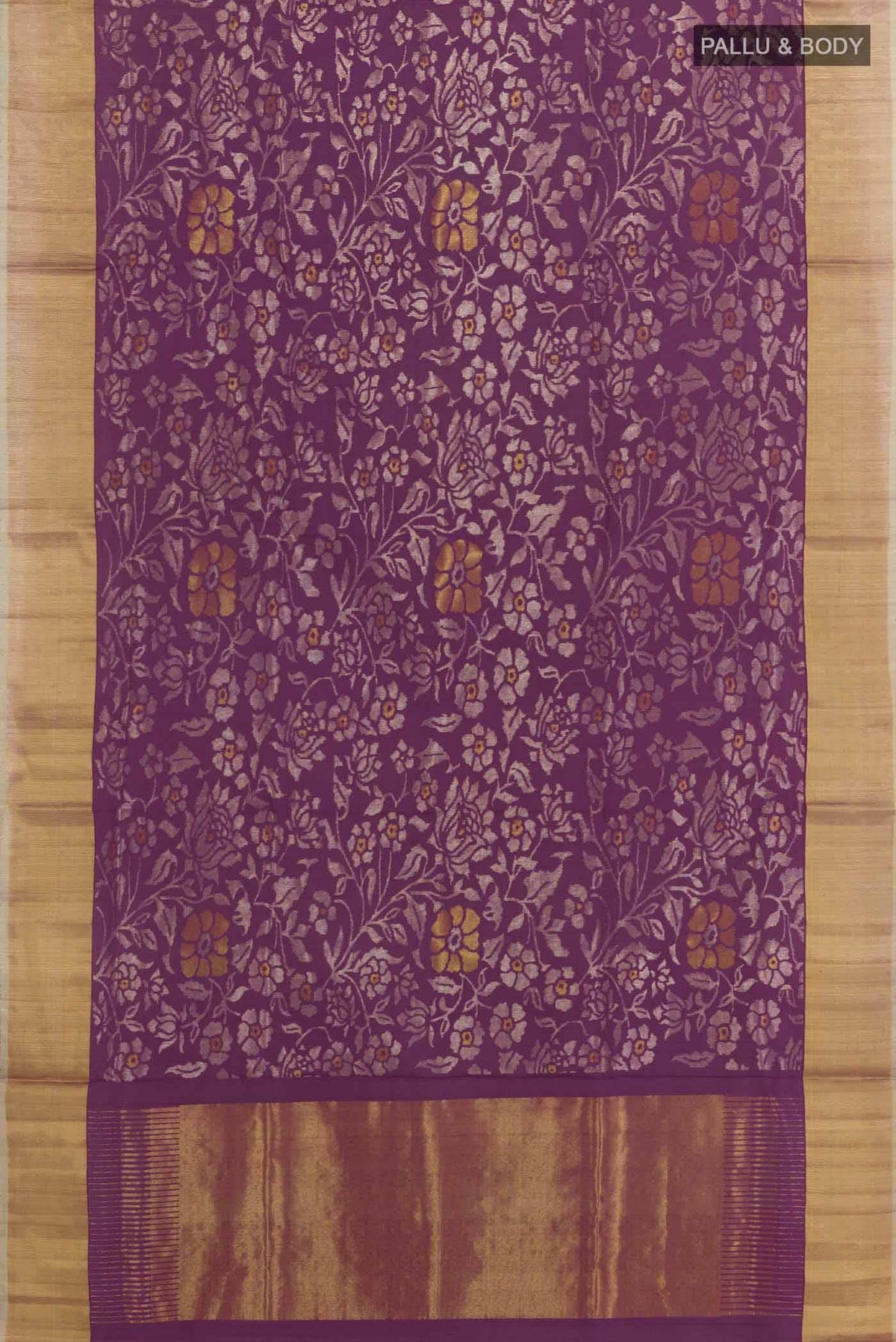 Purple Uppada Silk Saree