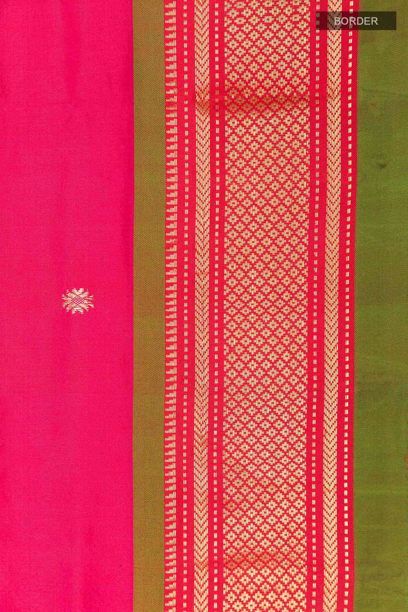 Pink Paithani Silk Saree