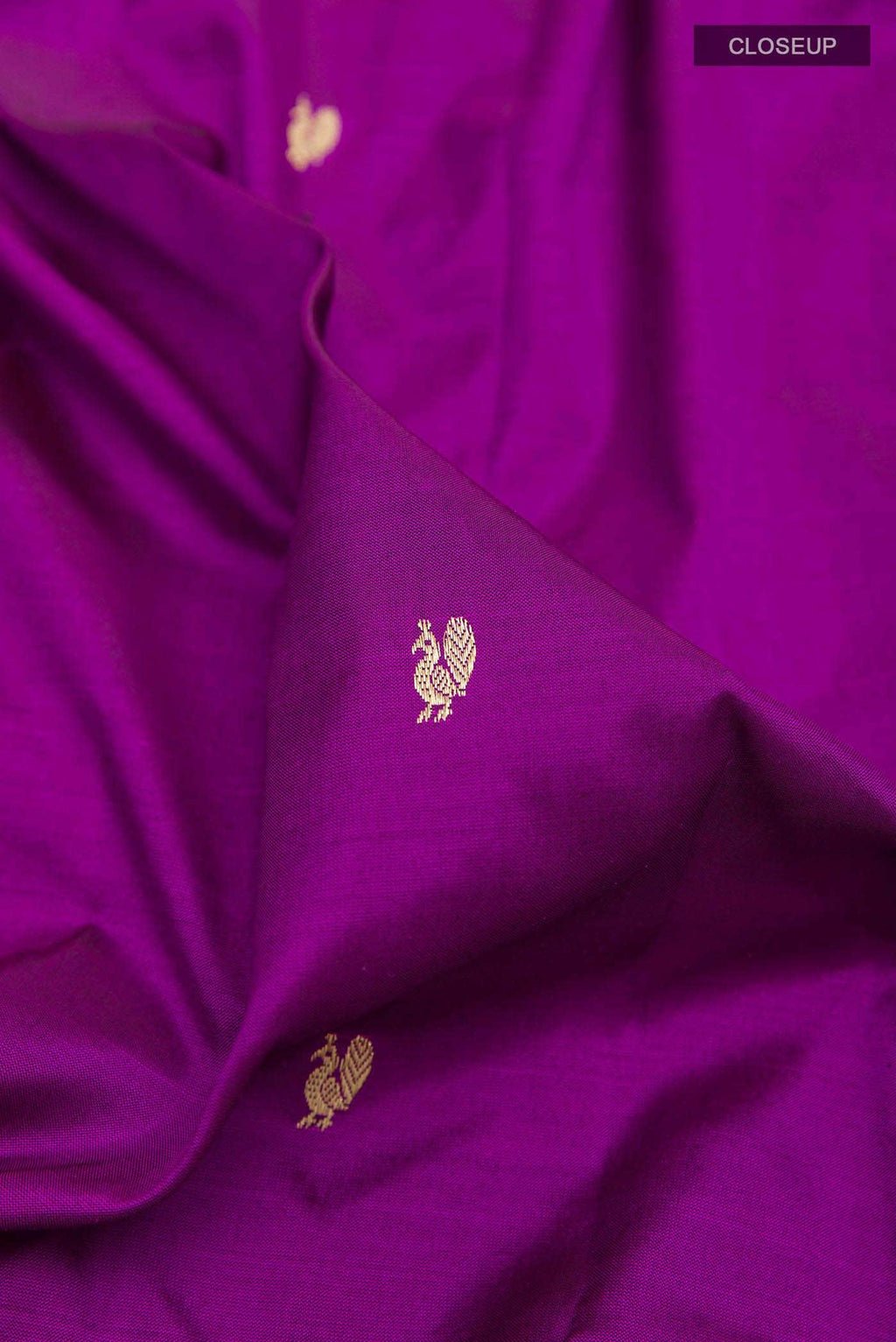 Purple Dual Tone Paithani Silk Saree