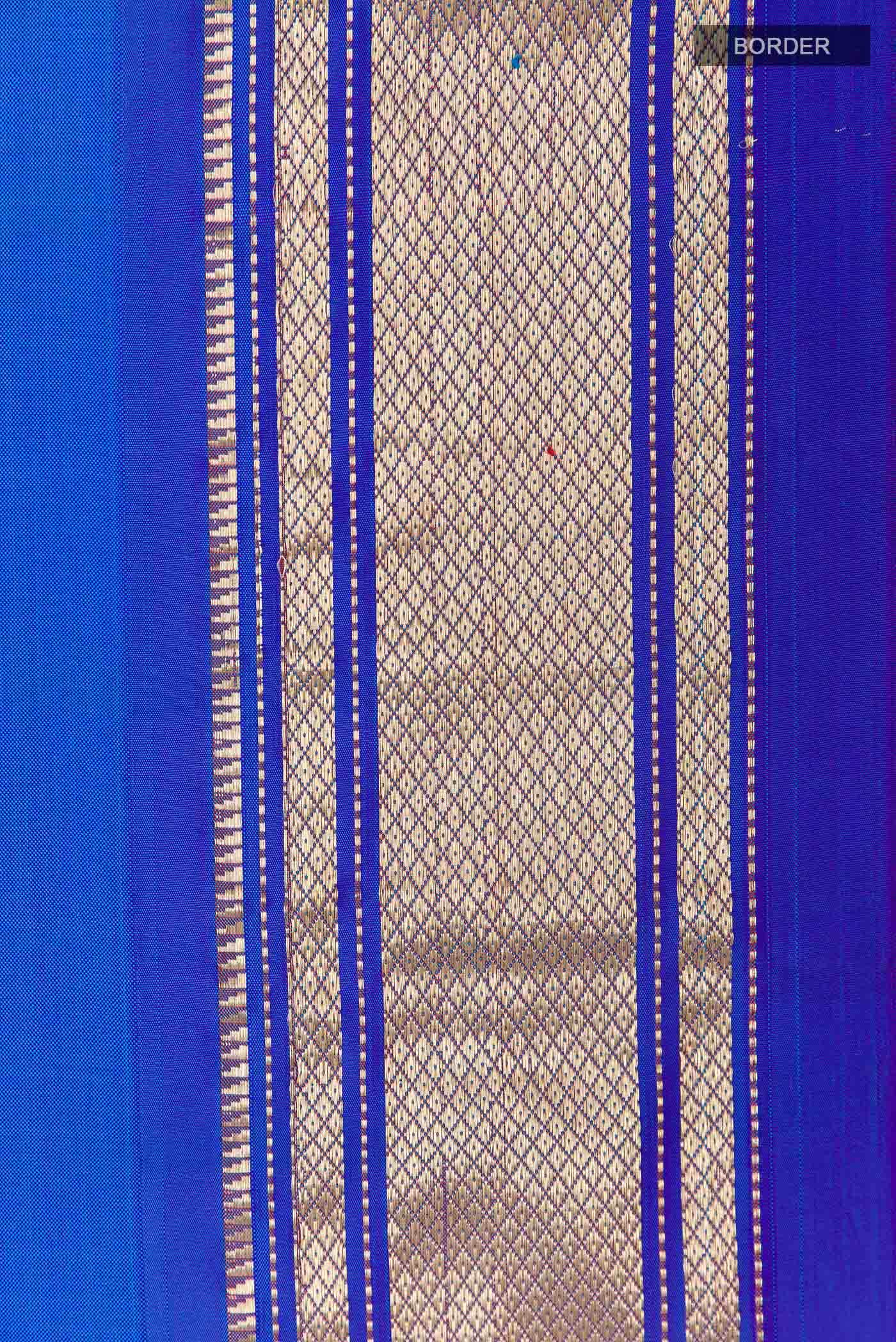 Blue Paithani Silk Saree