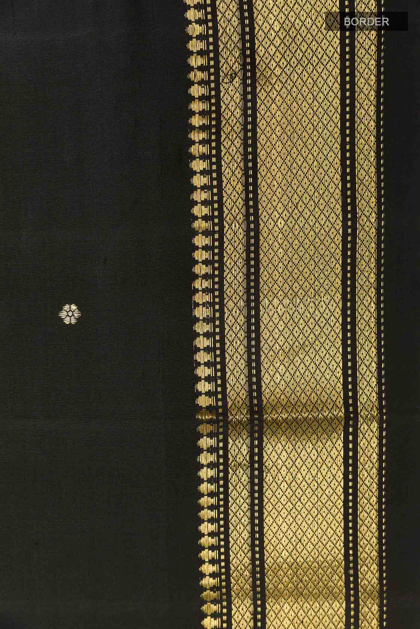 Black Paithani Silk Saree