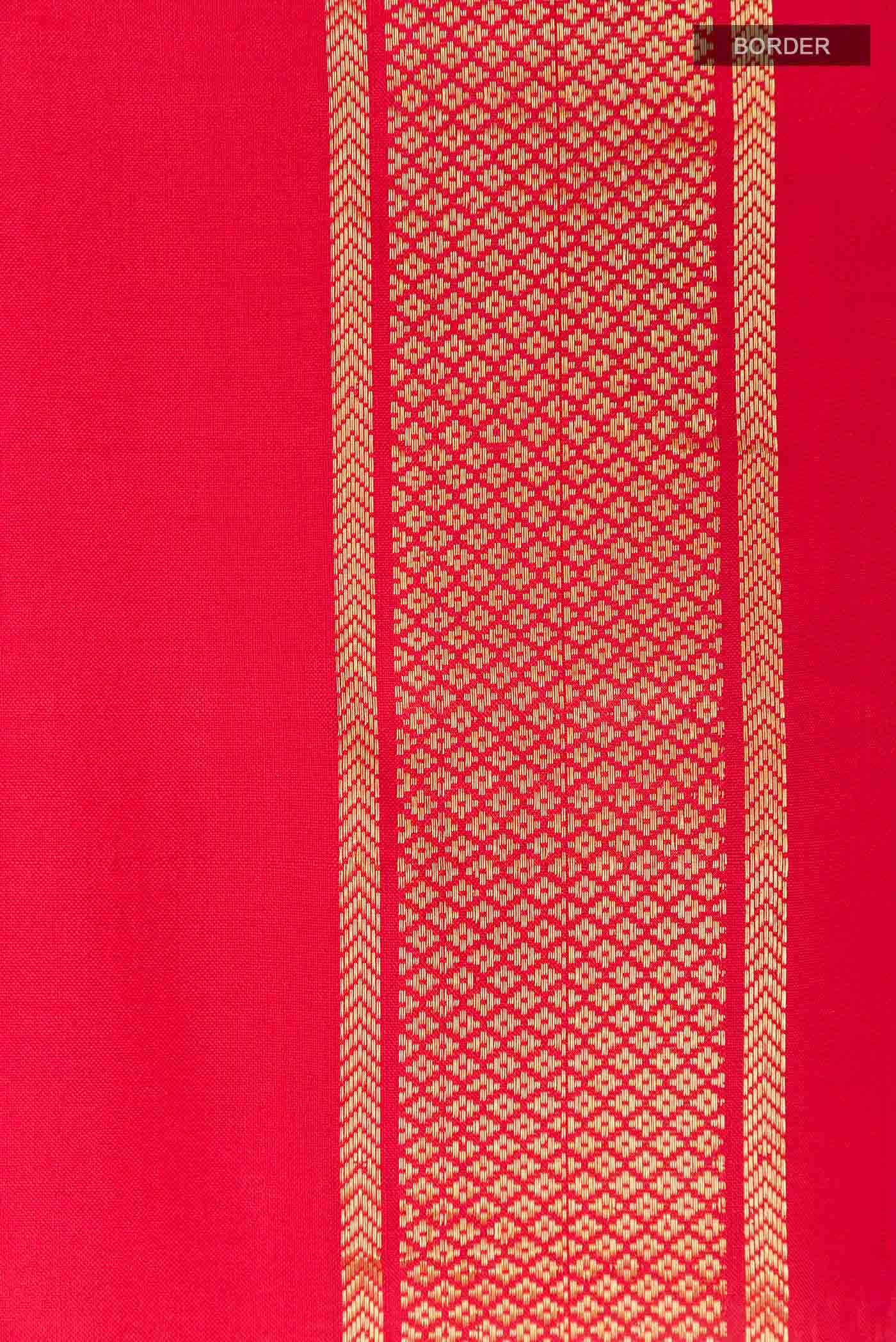 Red Paithani Silk Saree