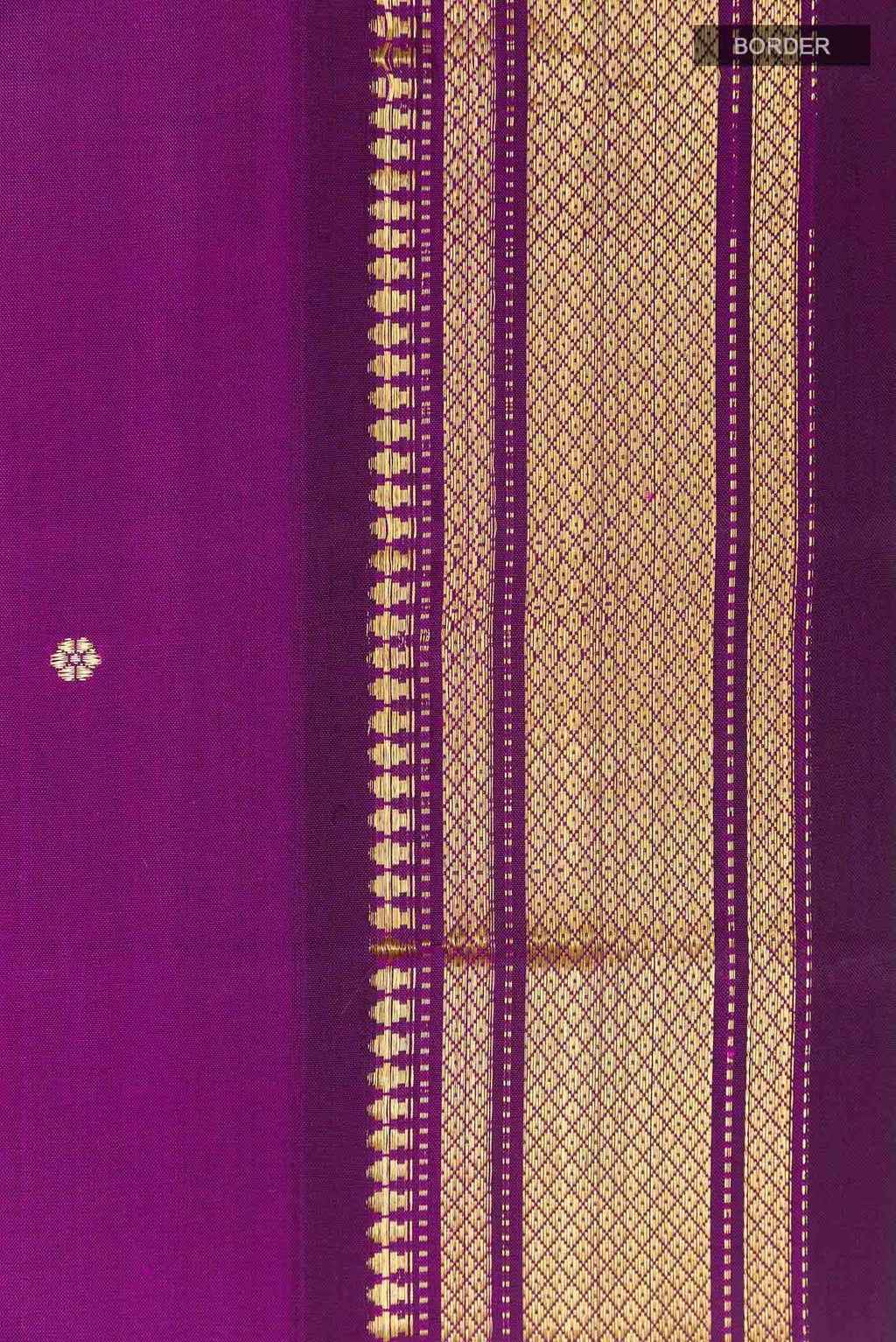 Purple Paithani Silk Saree