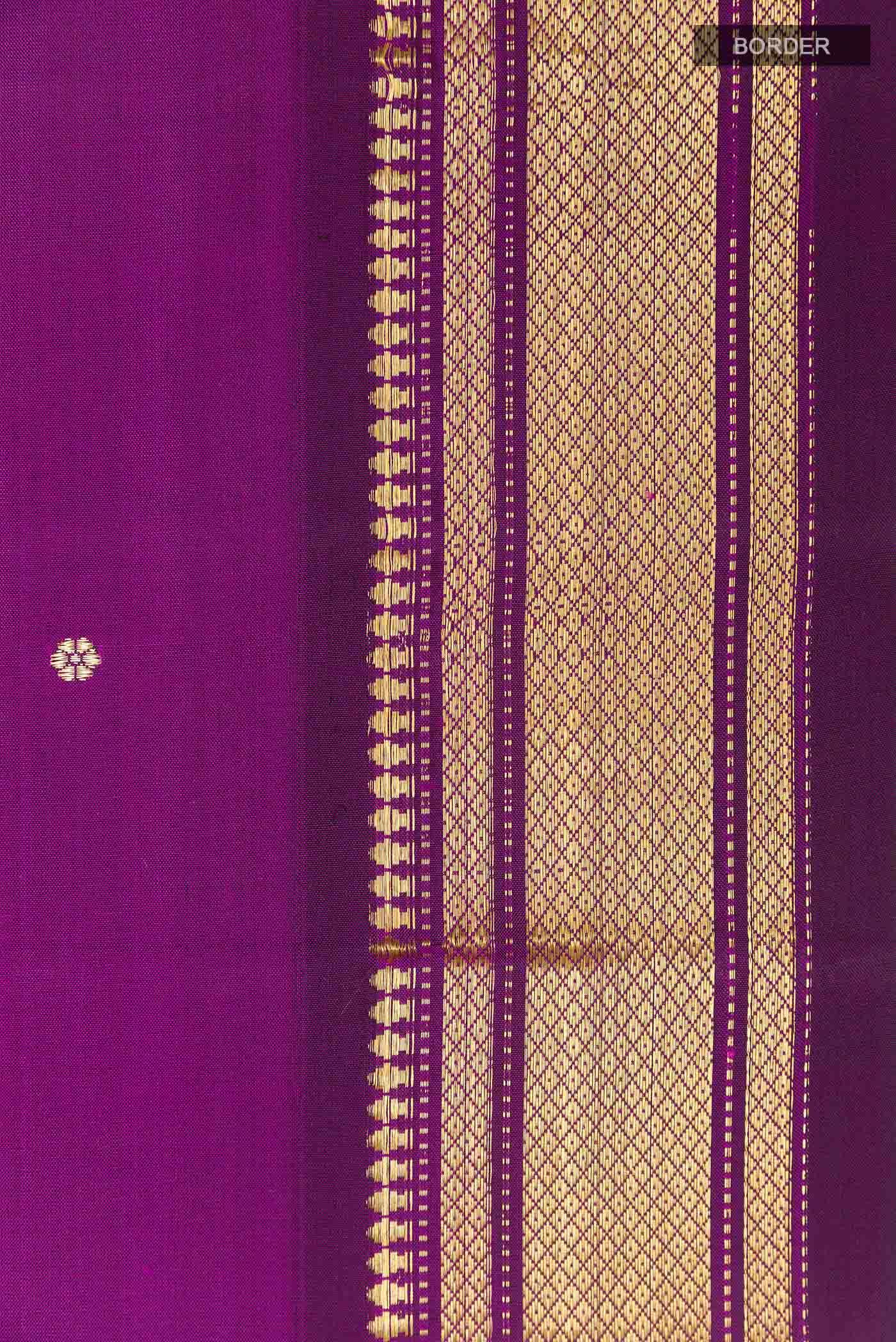 Purple Paithani Silk Saree