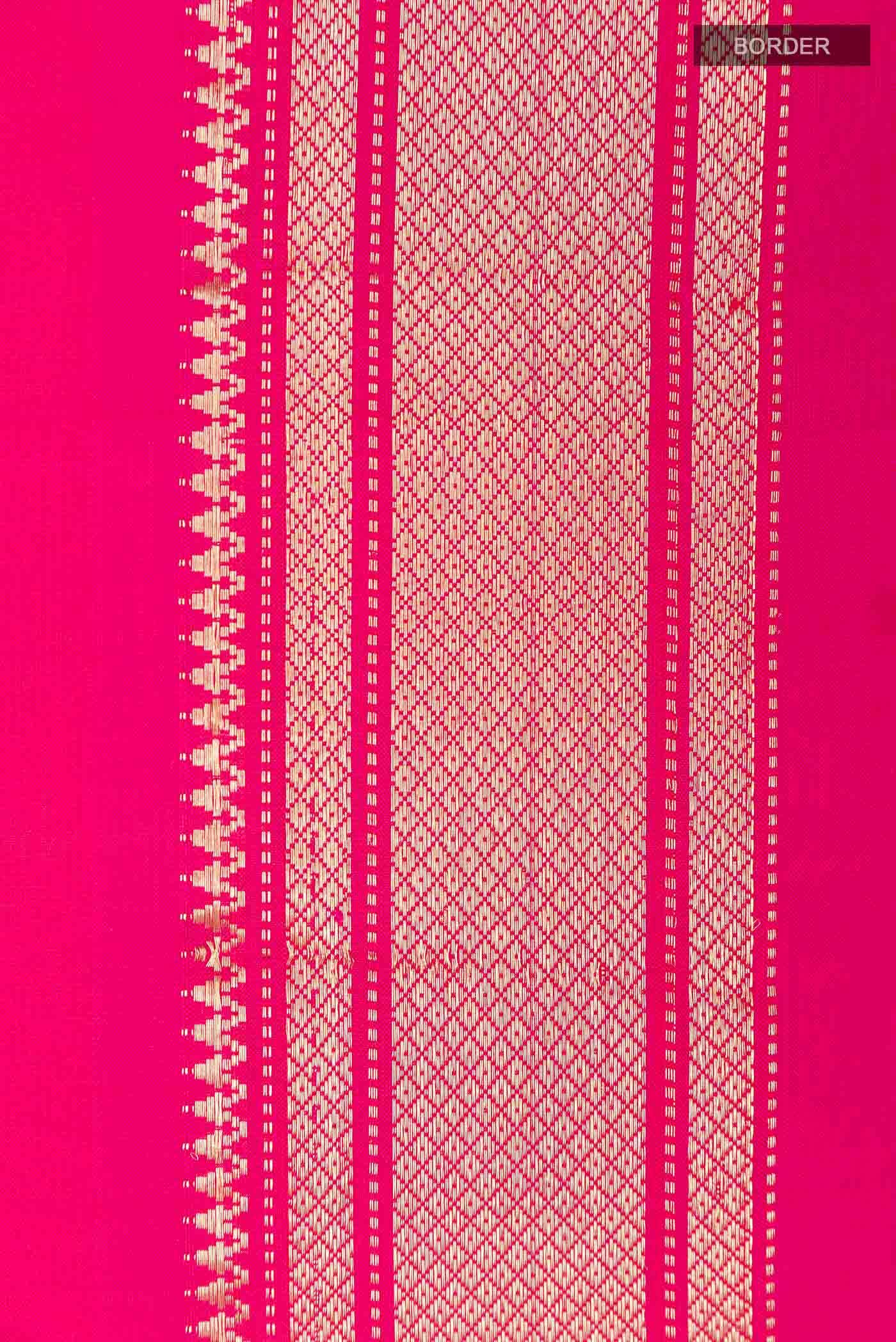 Pink Paithani Silk Saree