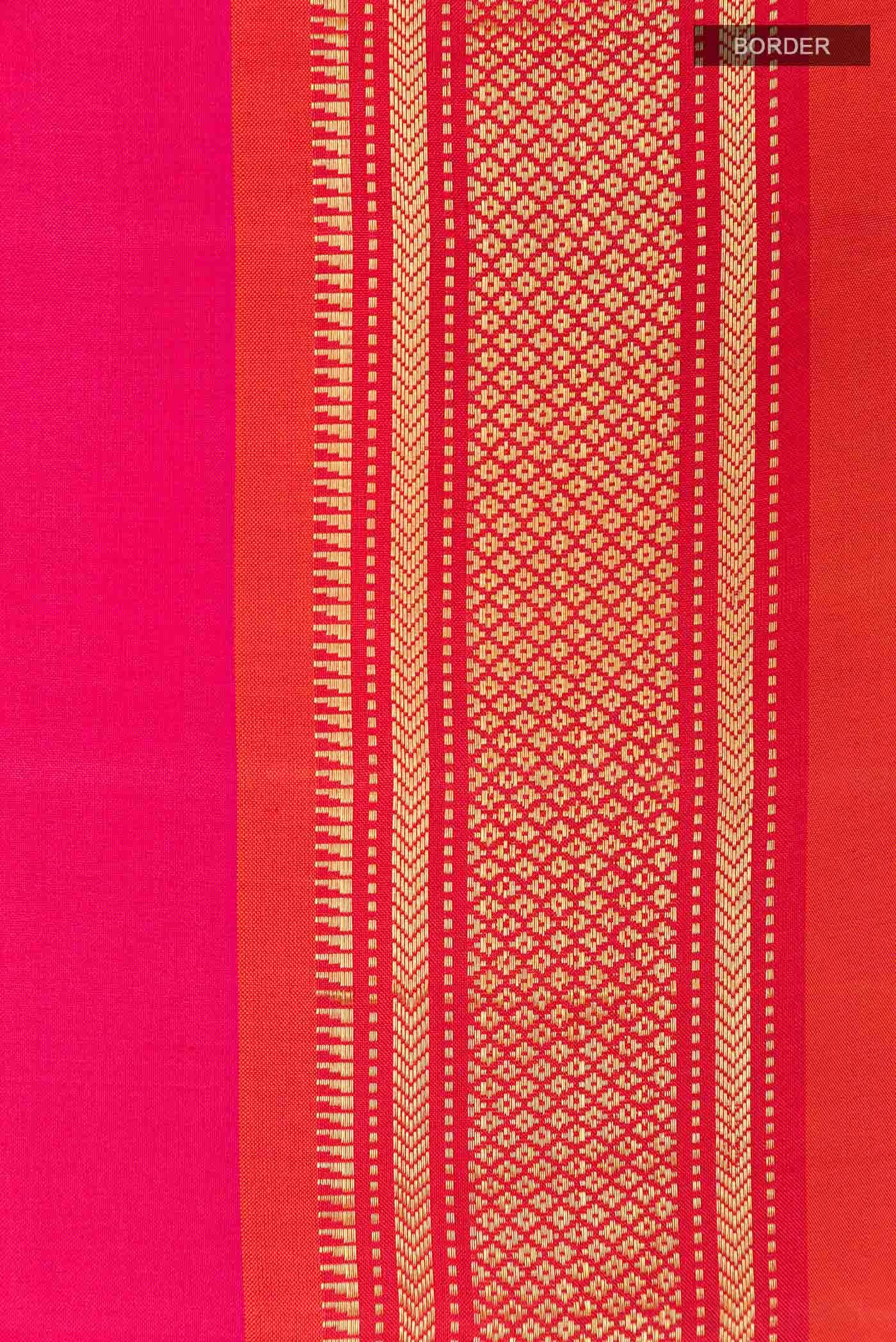 Pink Paithani Silk Saree